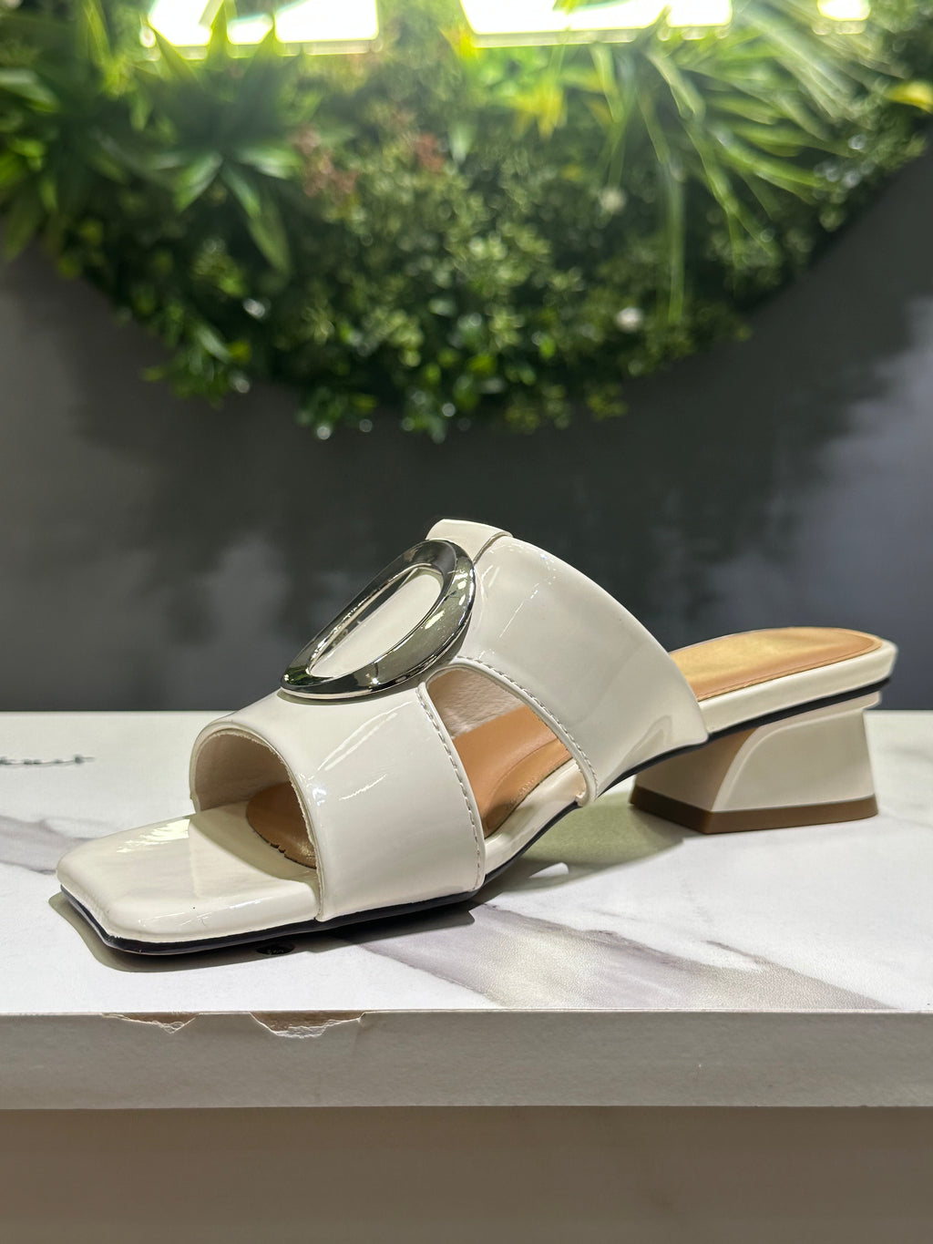 ZAZA Alessia – Statement Buckle Heel Sandals