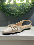 ZAZA Celeste – Gold Slingback Ballet Flats