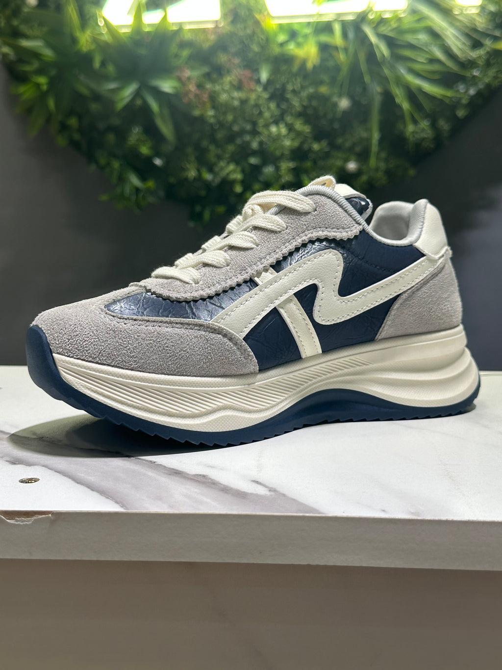 ZAZA Celina – Retro Sport Platform Sneakers