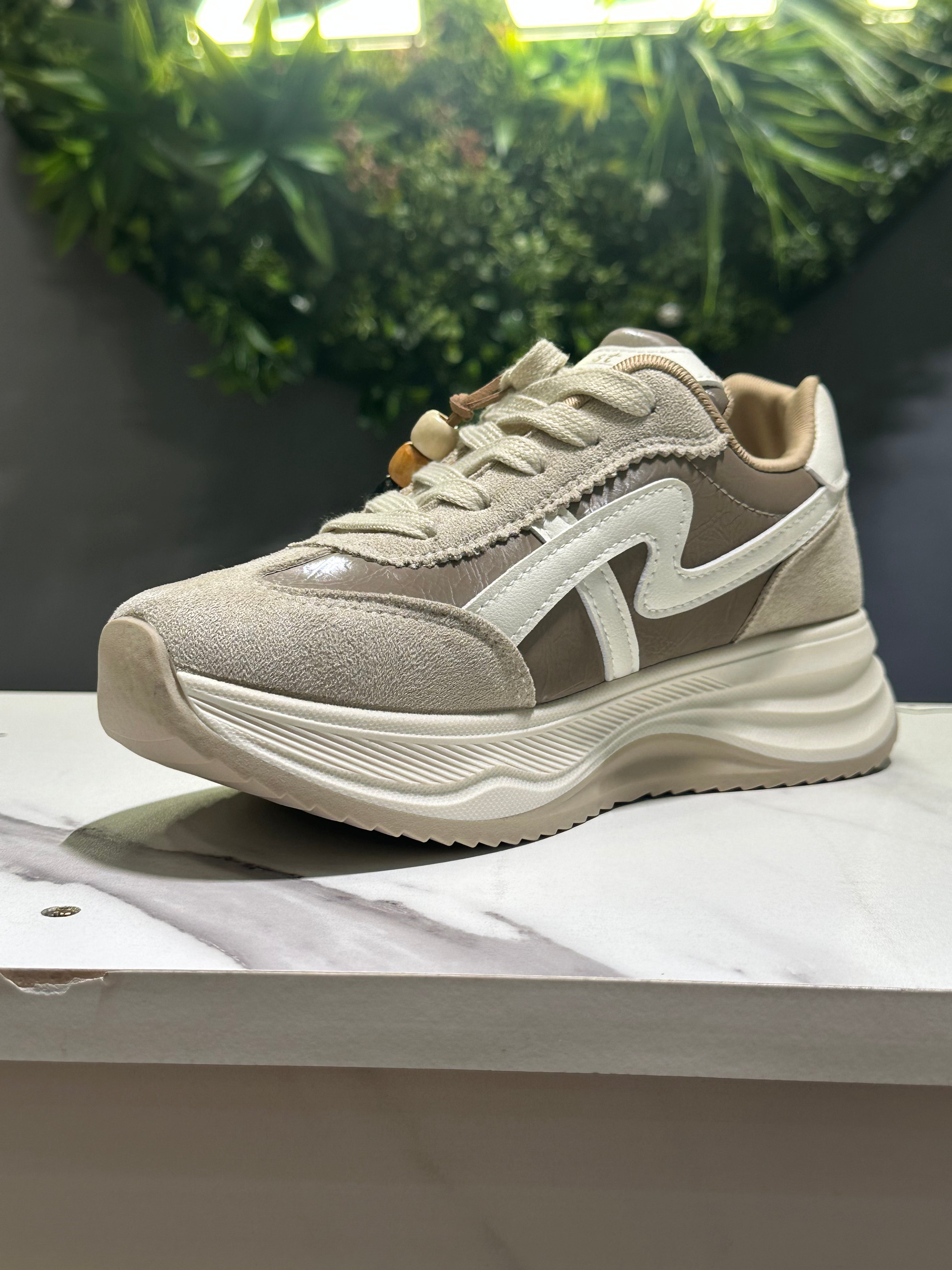 ZAZA Celina – Retro Sport Platform Sneakers