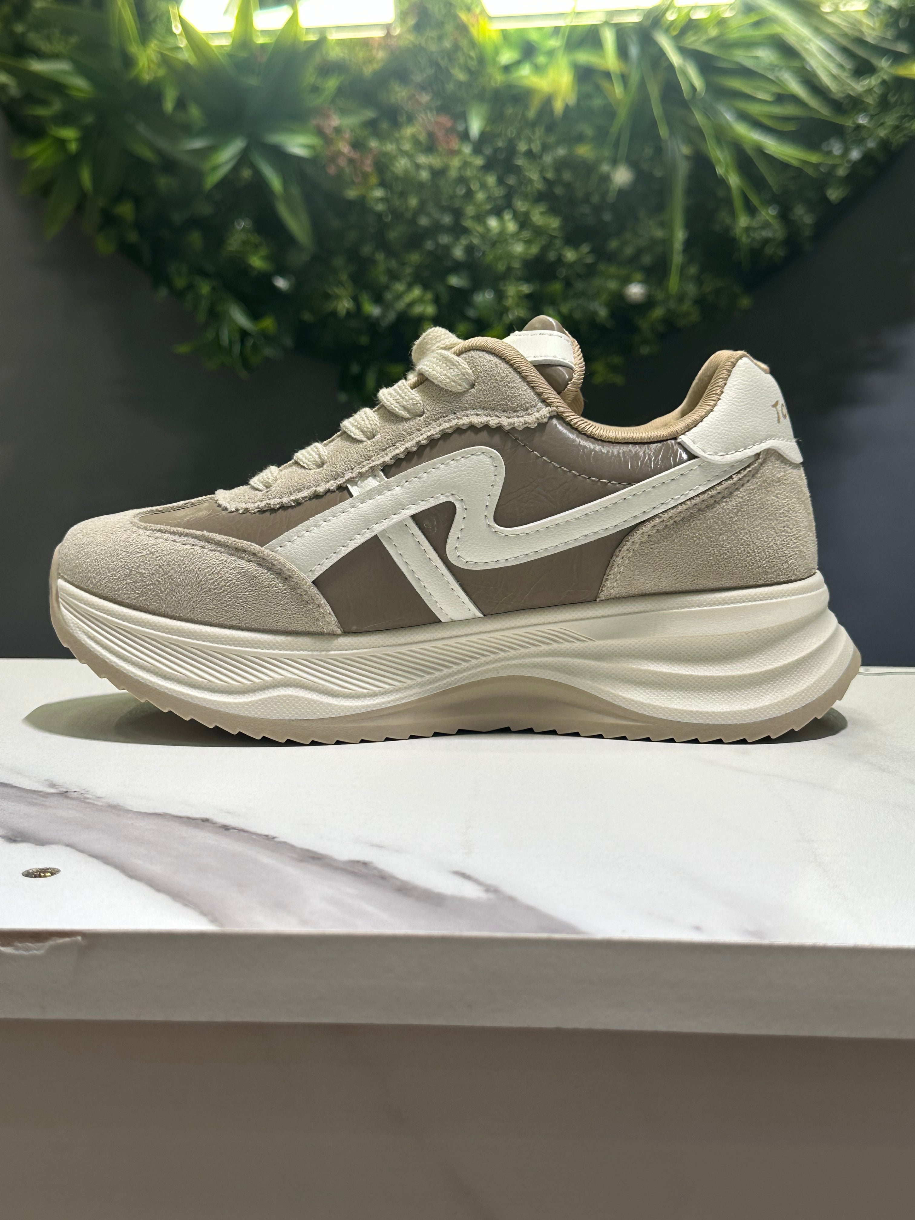 ZAZA Celina – Retro Sport Platform Sneakers