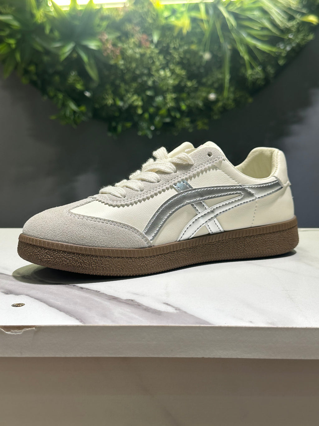 ZAZA Adela – Retro Stripe Court Sneakers