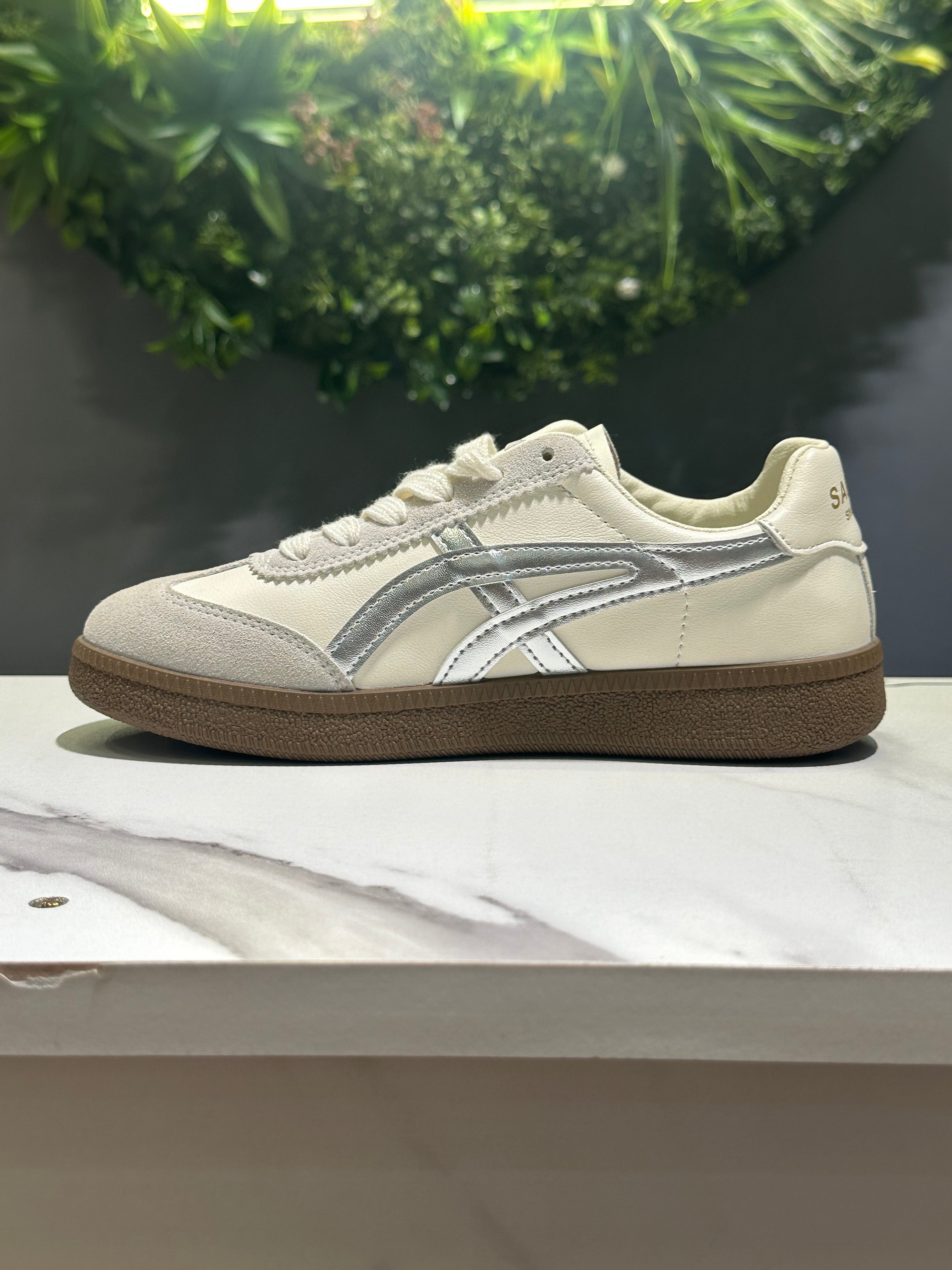 ZAZA Adela – Retro Stripe Court Sneakers