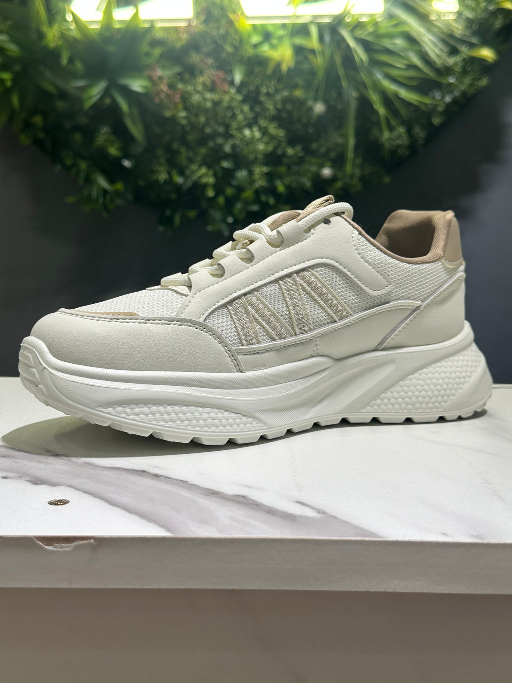 ZAZA Gloria – Textured Platform Sneakers