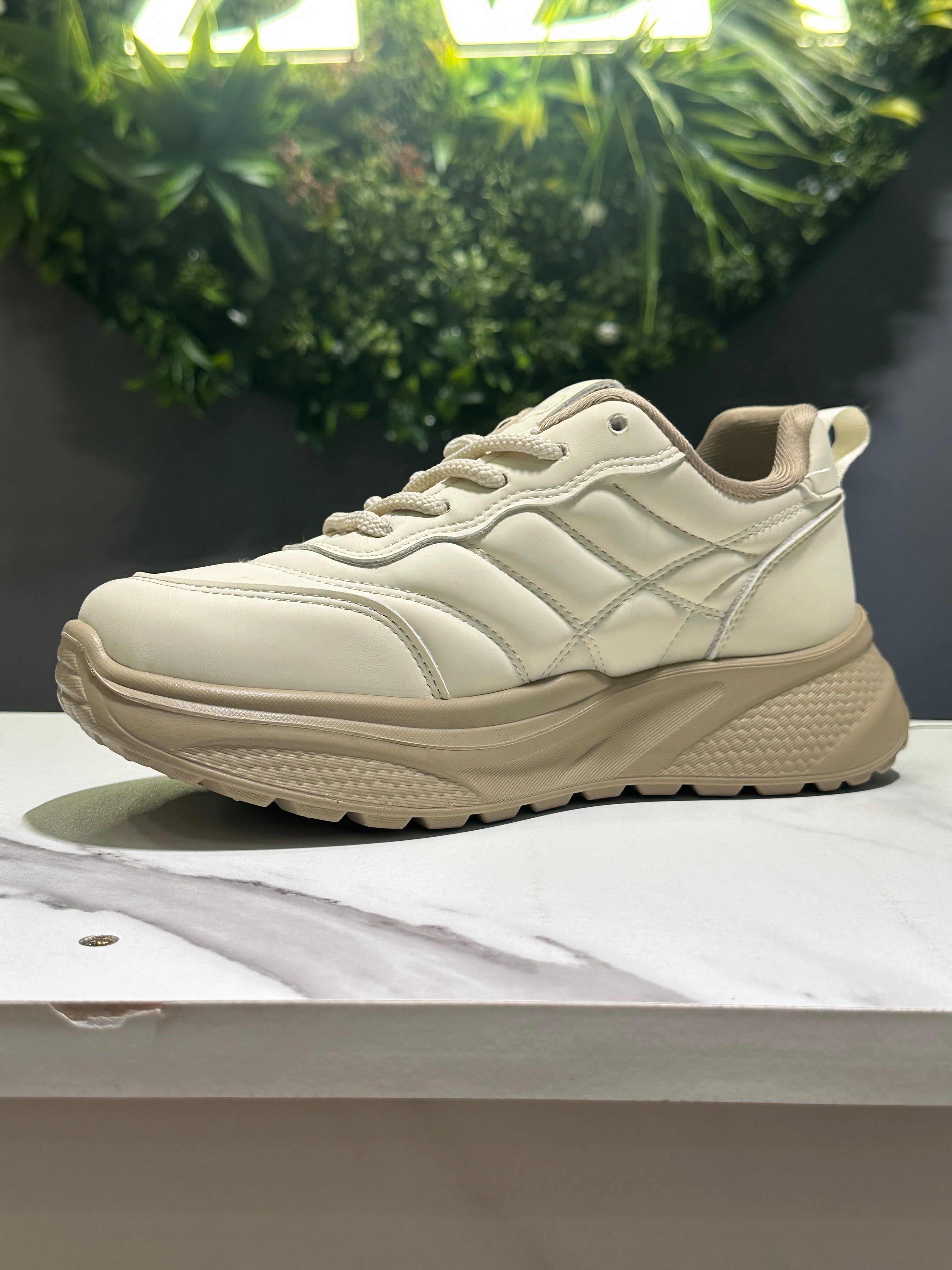 ZAZA Daisy – Neutral Platform Sneakers