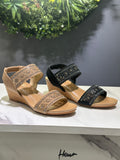 ZAZA Rebecca Embellished Wedge Sandal
