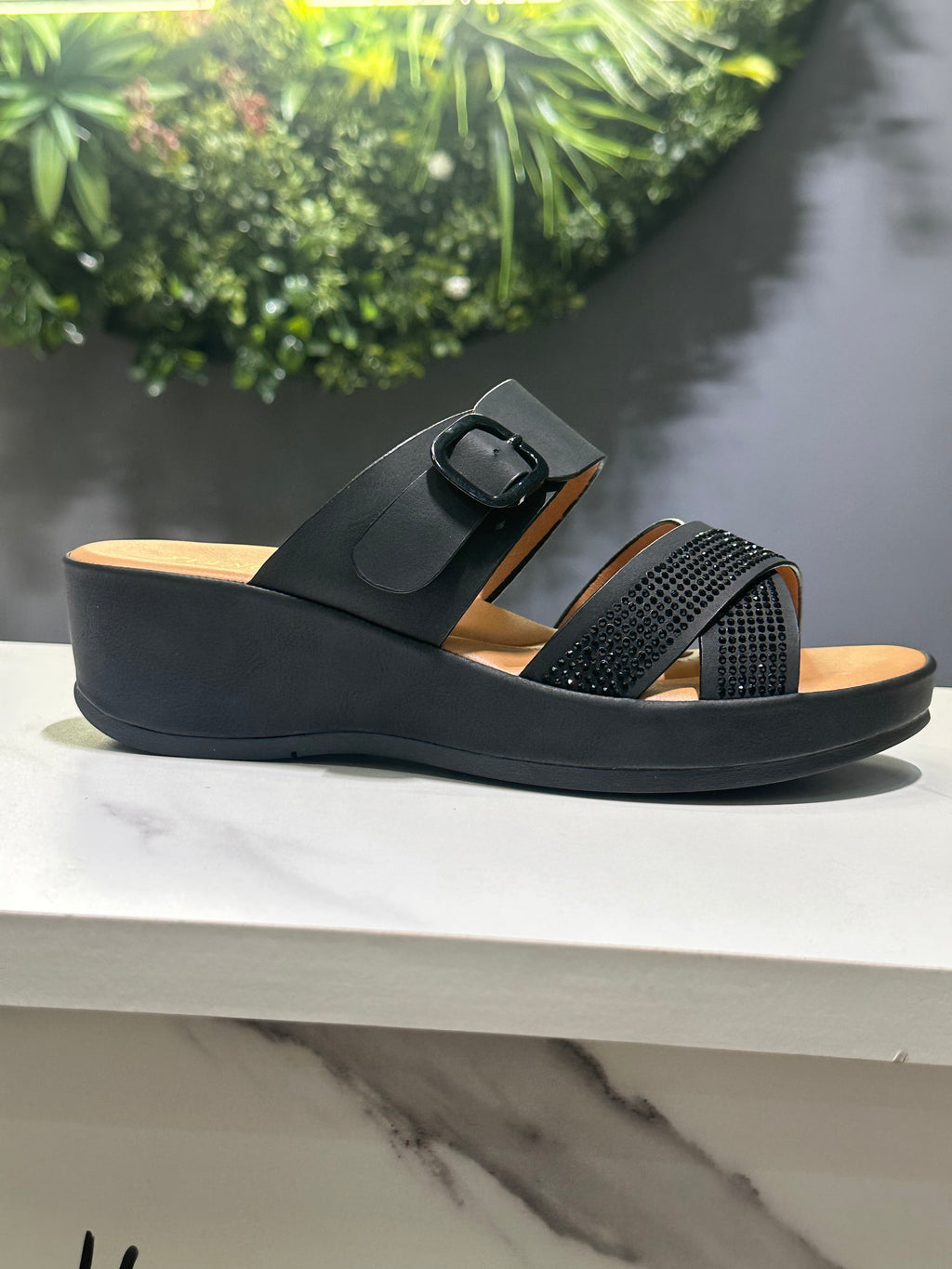 ZAZA Ophelia Embellished Wedge Sandal