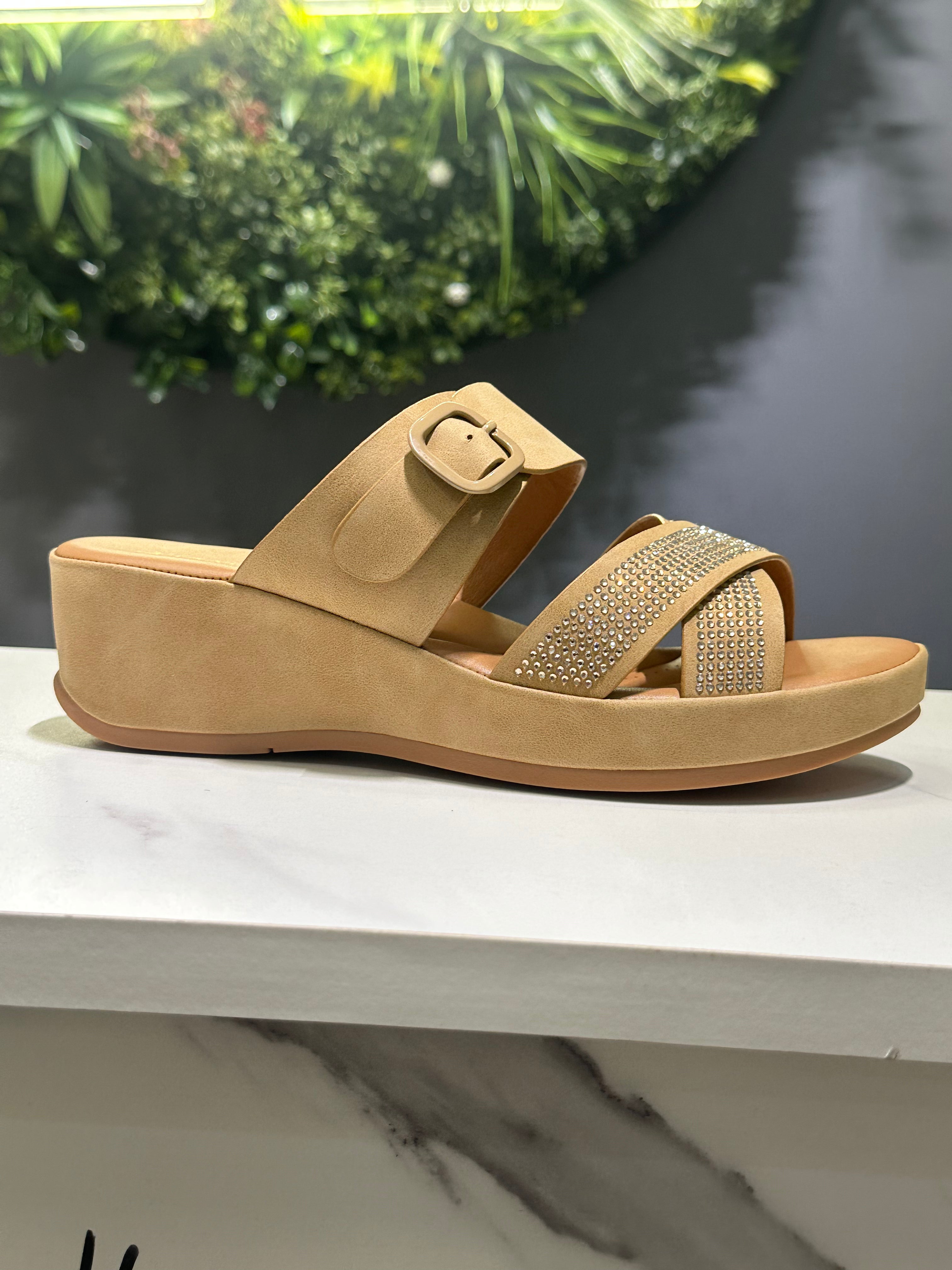 ZAZA Ophelia Embellished Wedge Sandal