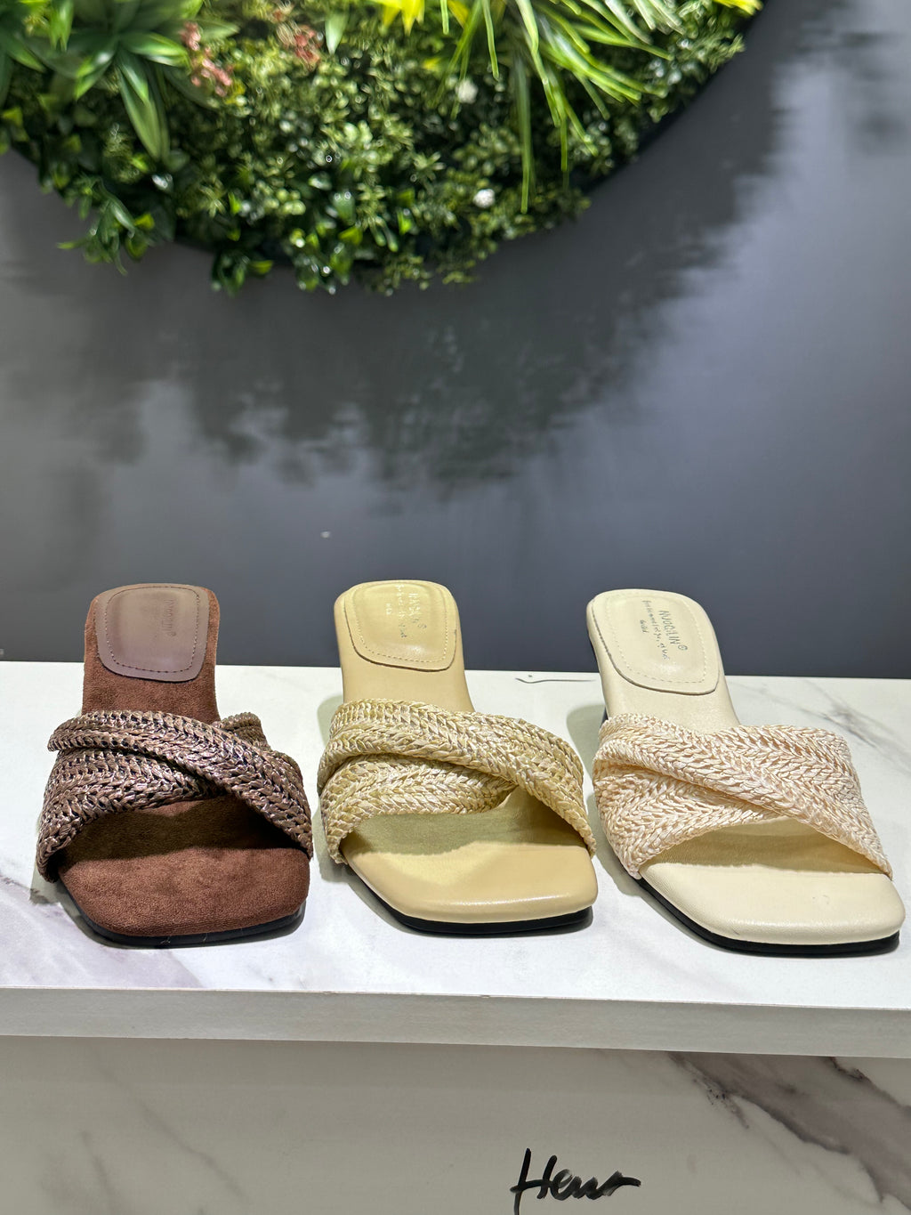 ZAZA Amara Woven Heel Slide