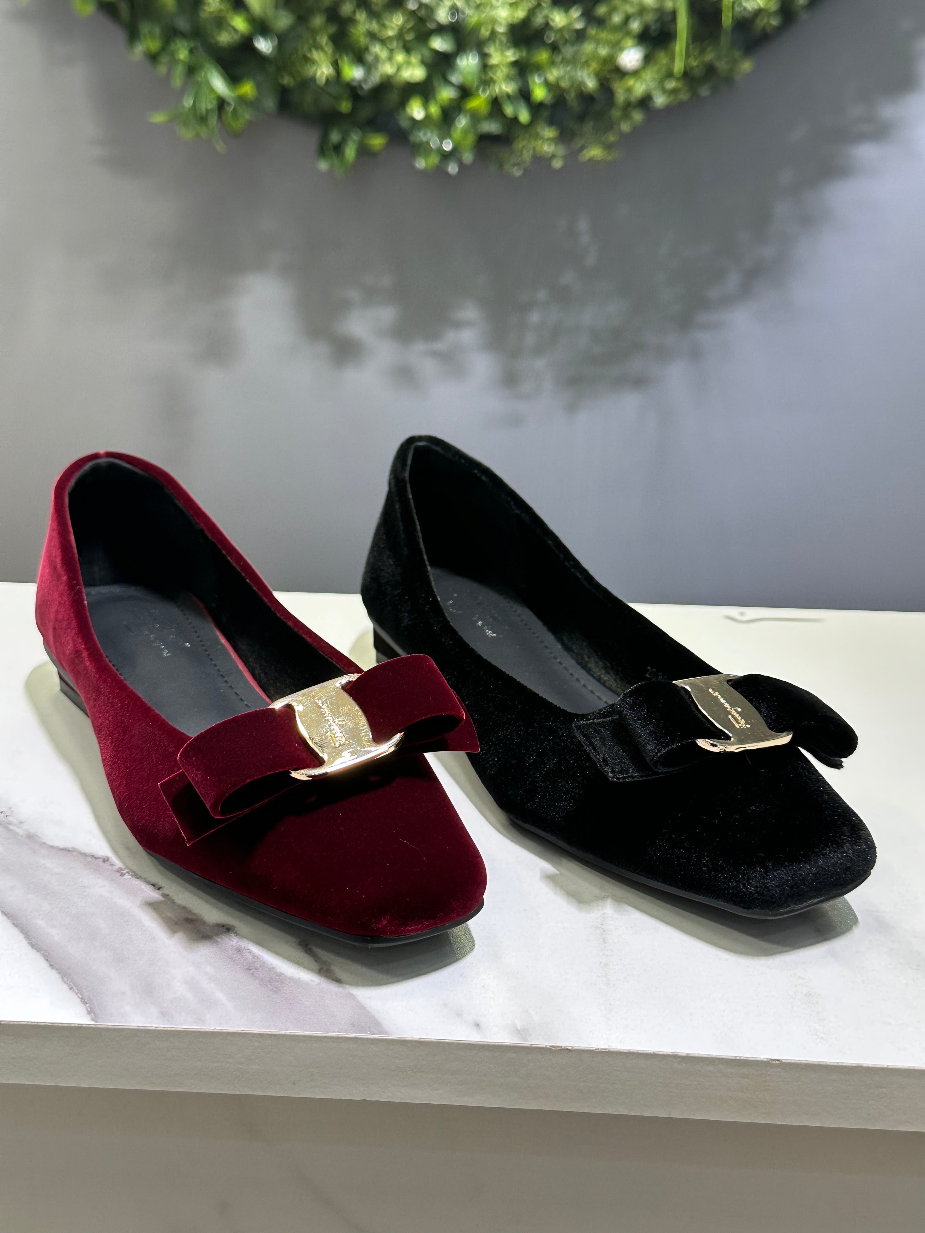 ZAZA Elodie Bow Detail Flats