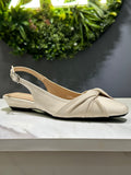 ZAZA Alora Knot Detail Slingback Flats