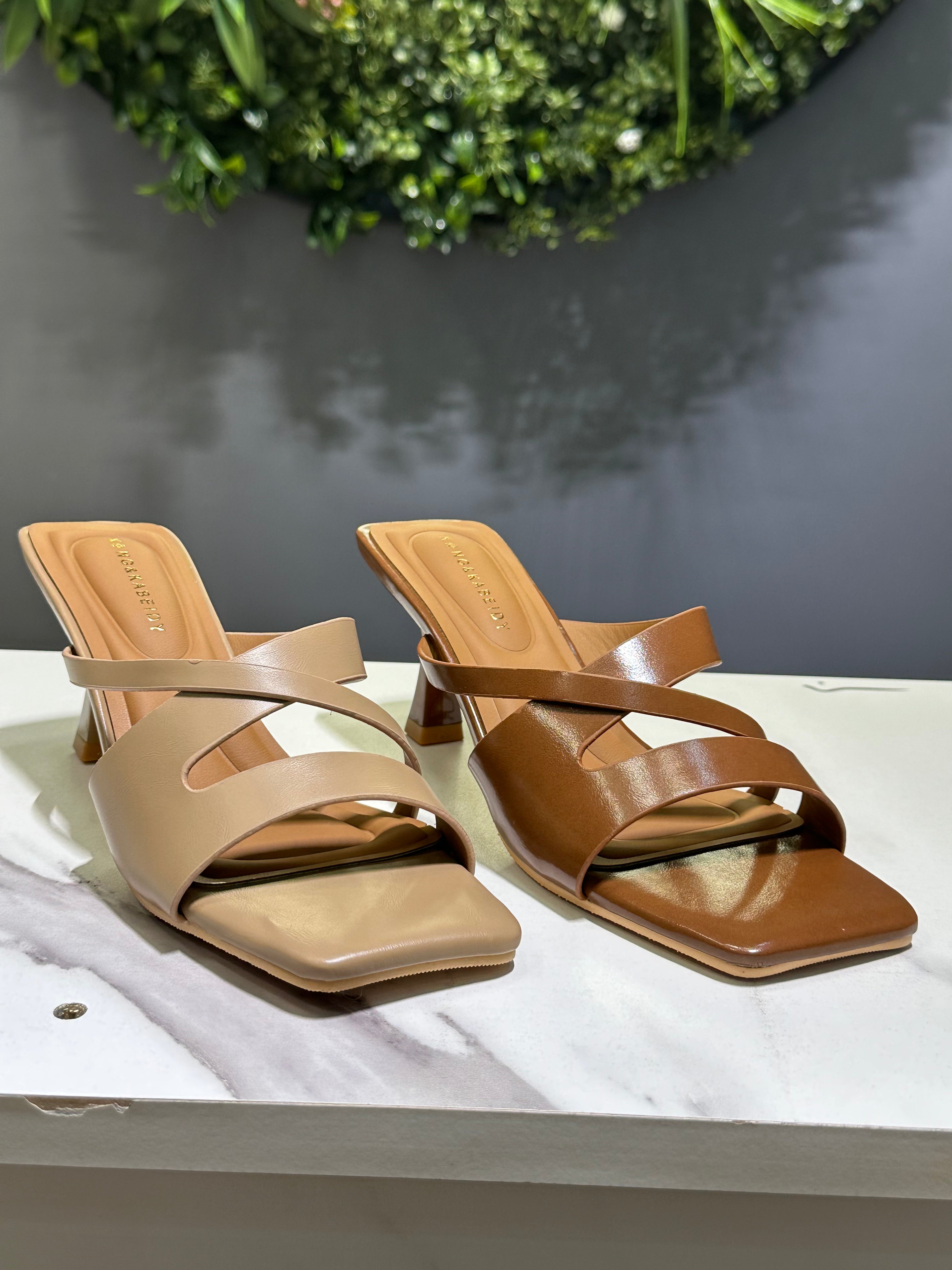 ZAZA Selina Cross Strap Heels