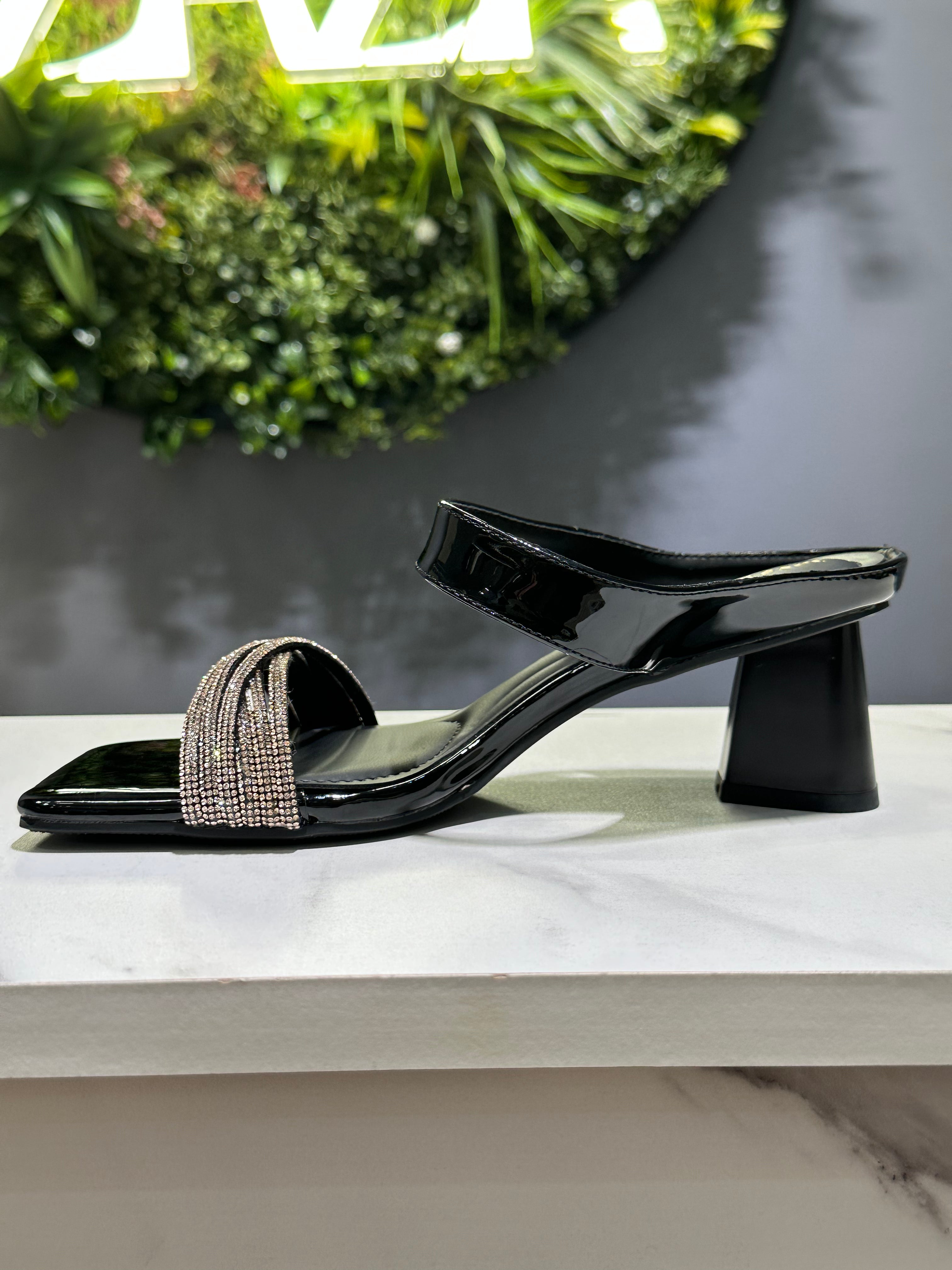 ZAZA Aria Crystal Strap Heel