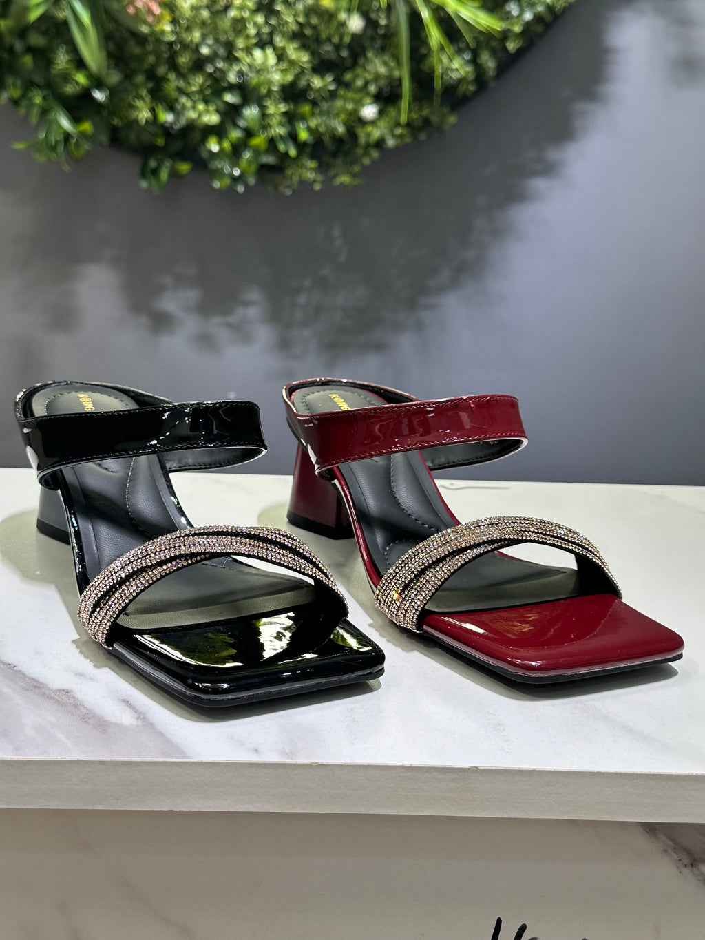 ZAZA Aria Crystal Strap Heel