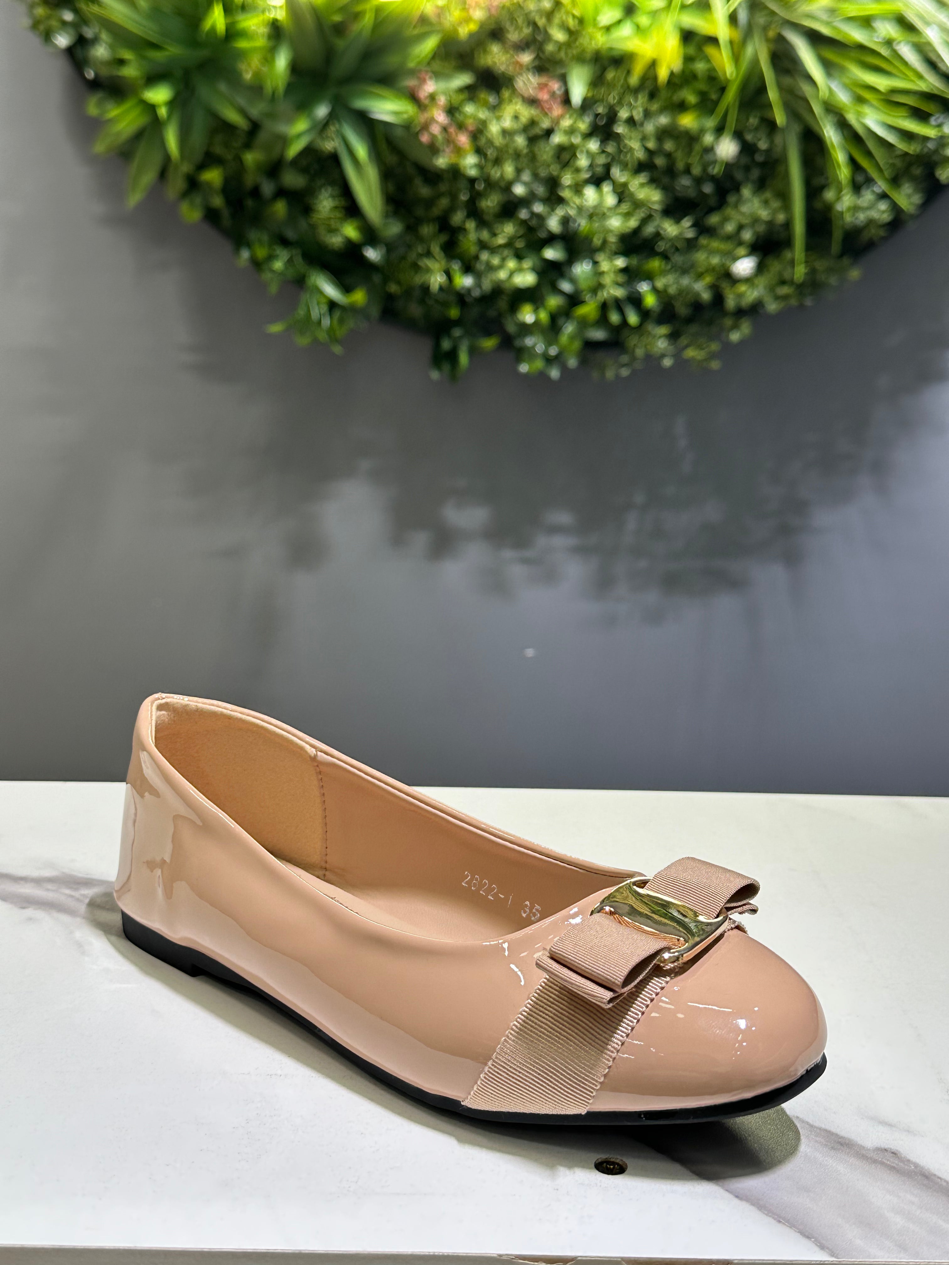 ZAZA Noelle Gloss Ballet Flat