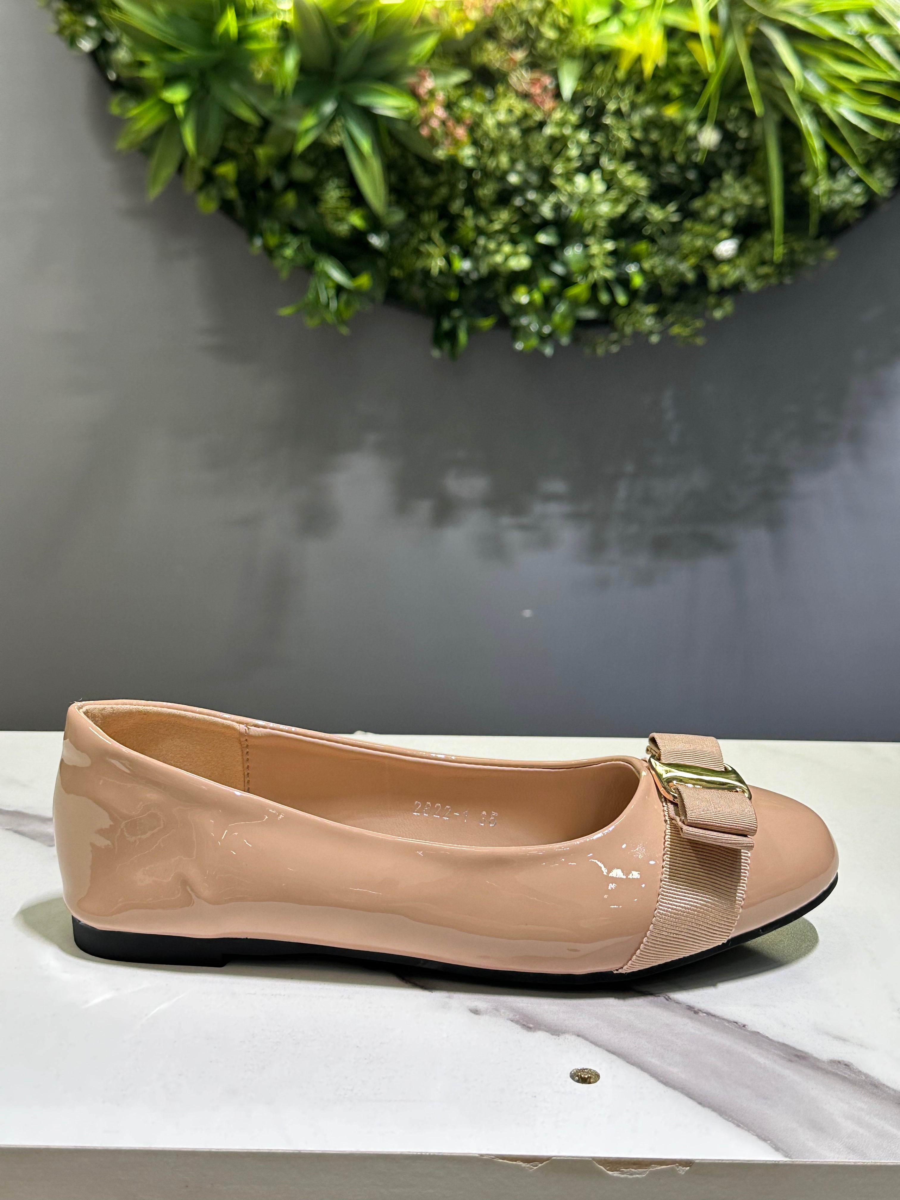 ZAZA Noelle Gloss Ballet Flat
