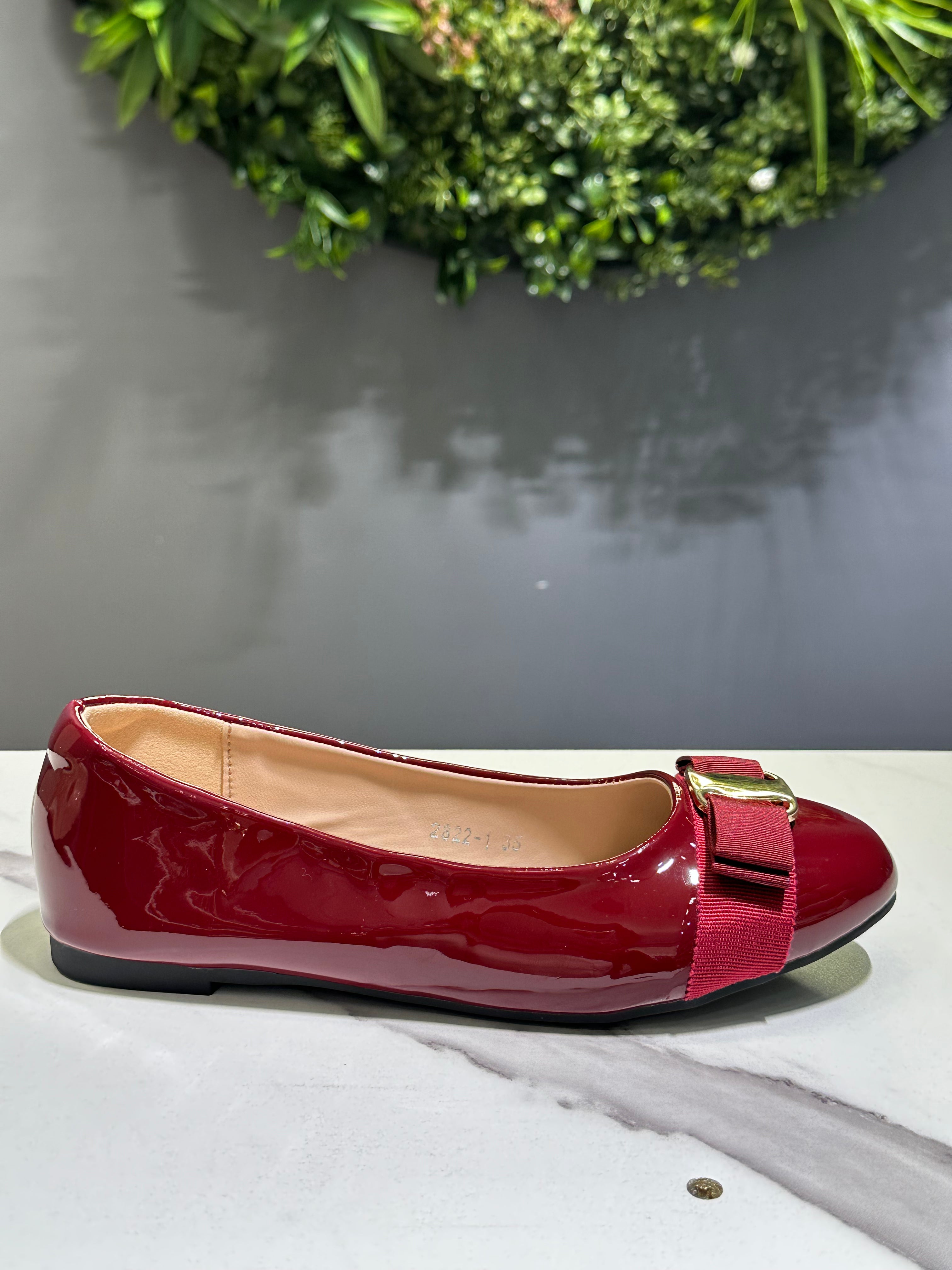ZAZA Noelle Gloss Ballet Flat