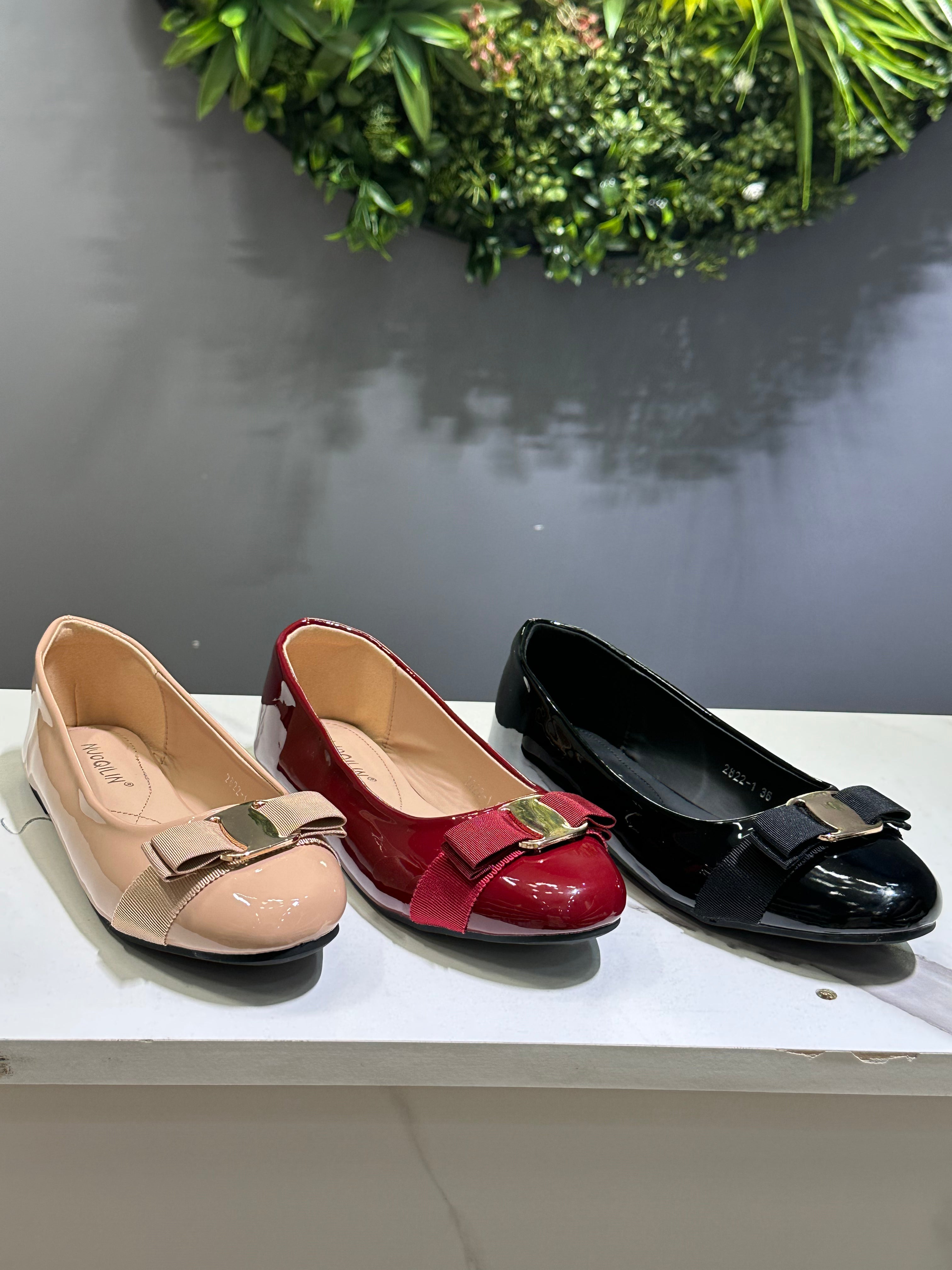 ZAZA Noelle Gloss Ballet Flat