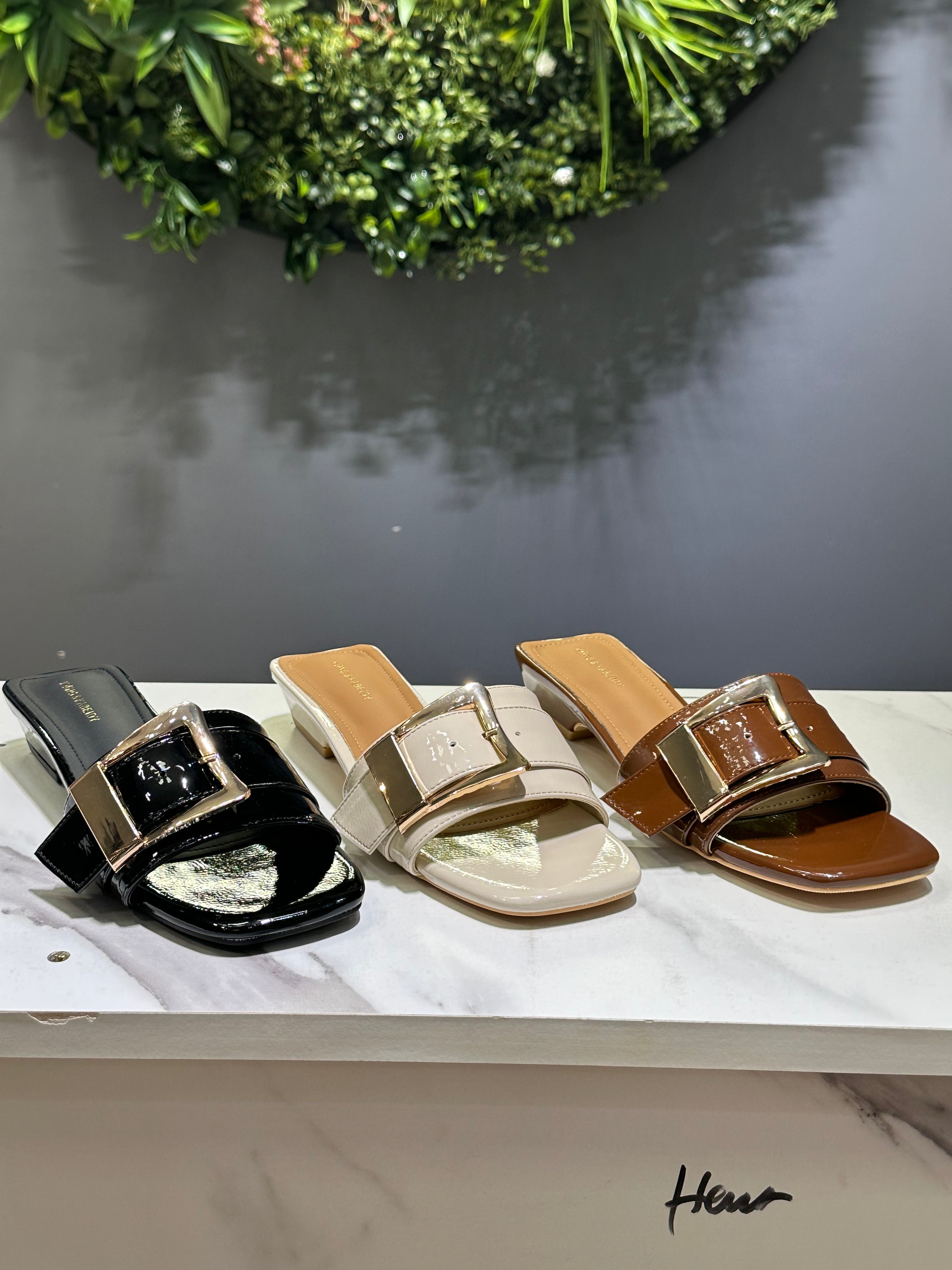 ZAZA Elina Buckle Slide Heel