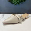 ZAZA Nadia – Elegant Buckle Mule Flats