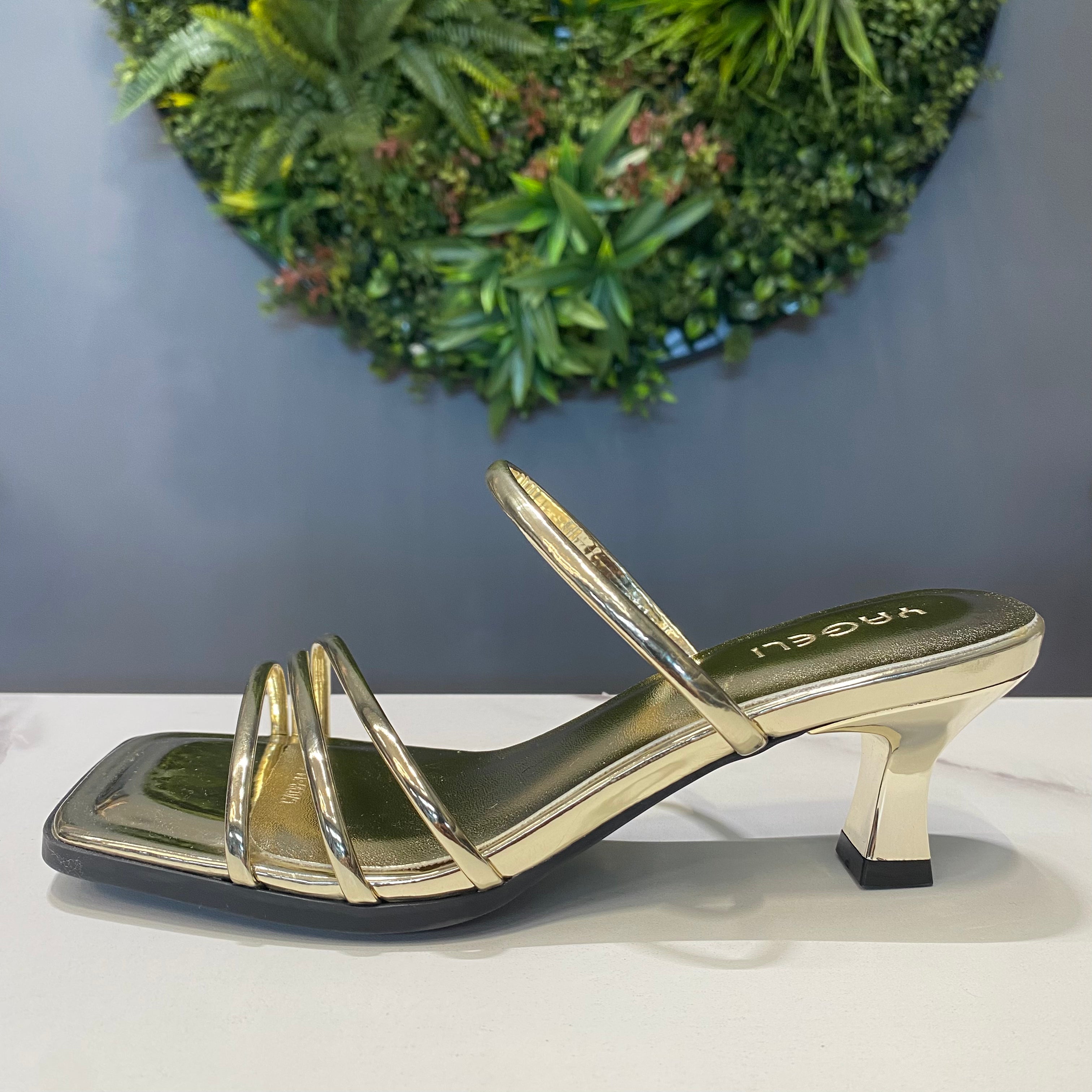 ZAZA Solara – Silver Multi-Strap Glam Heels