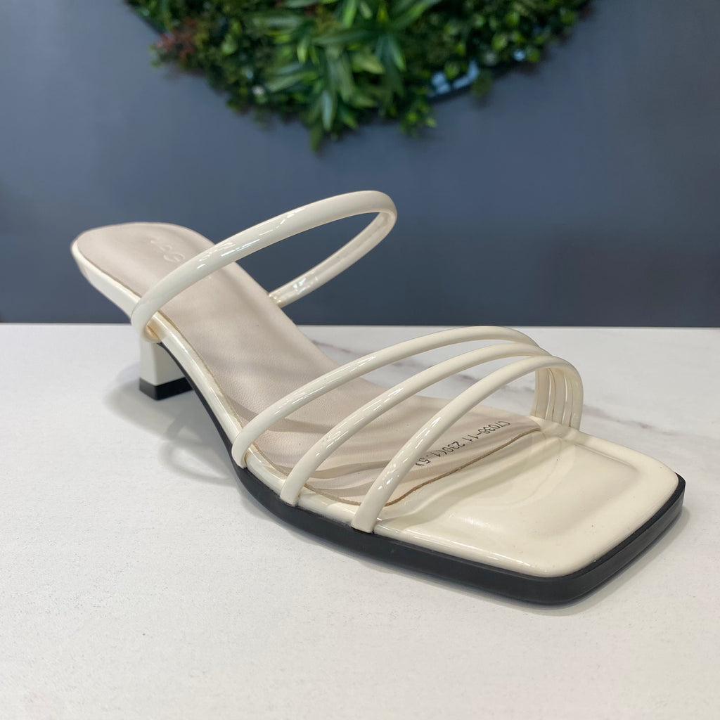 ZAZA Solara – Silver Multi-Strap Glam Heels