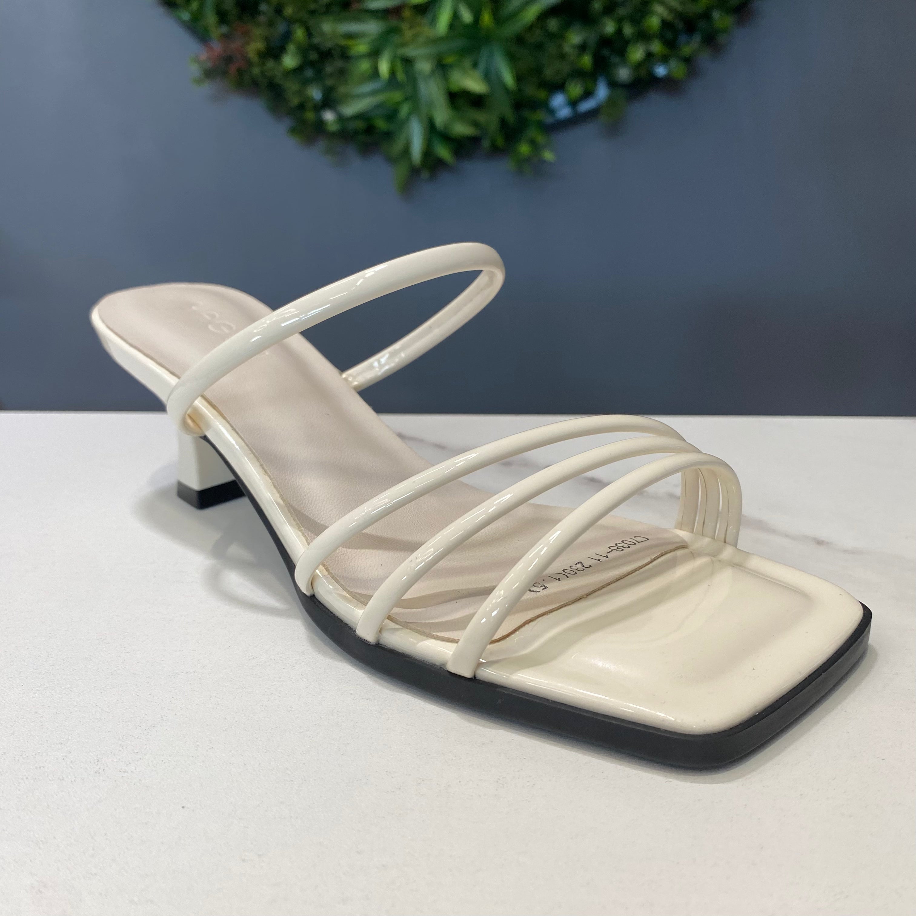ZAZA Solara – Silver Multi-Strap Glam Heels