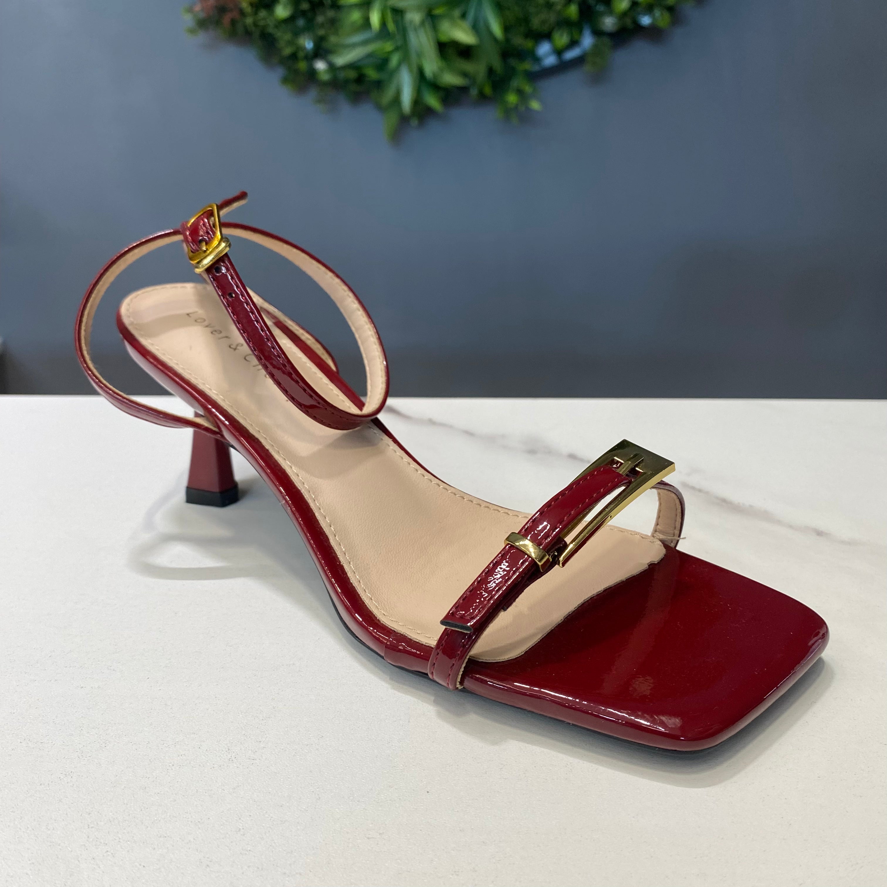 ZAZA Isolde – Buckle Detail Slim Heel Sandals