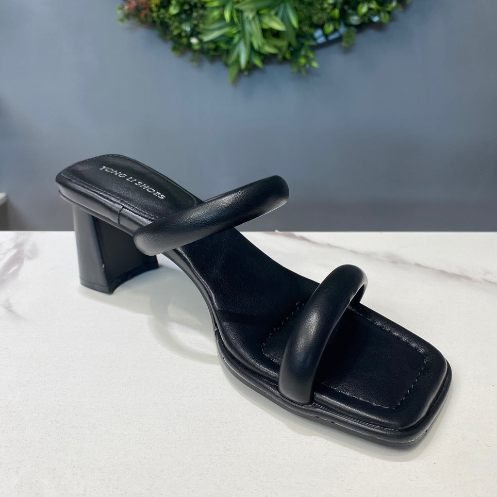 ZAZA Samantha – Double Strap Block Heel Sandals