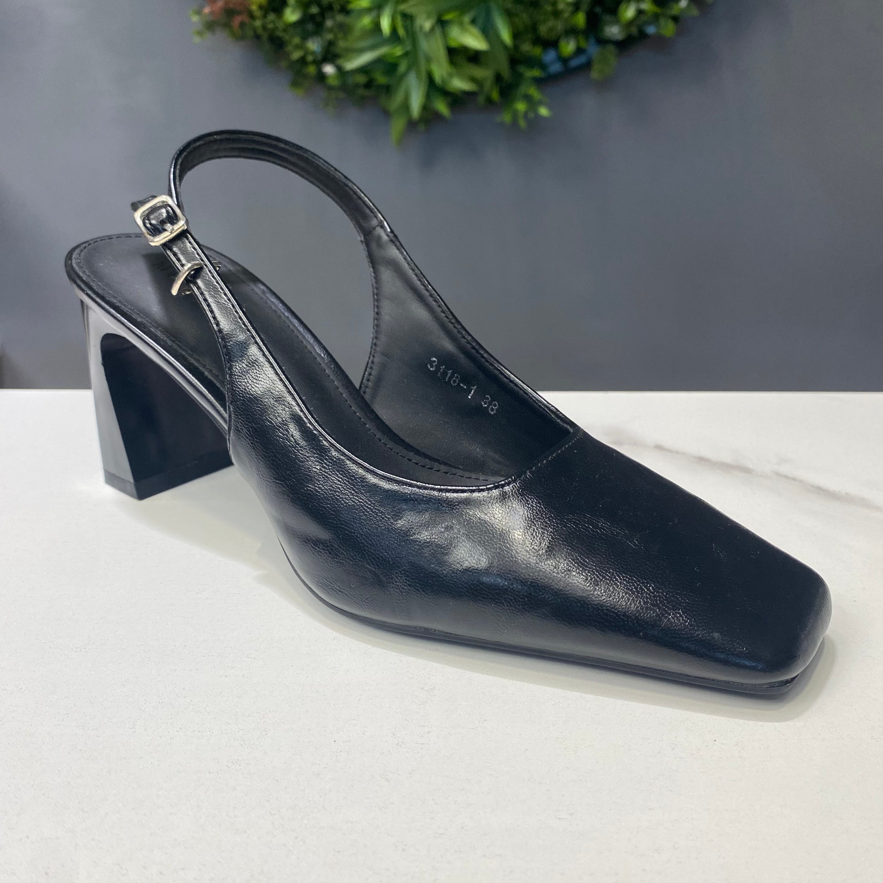 ZAZA Alice – Classic Slingback Block Heels