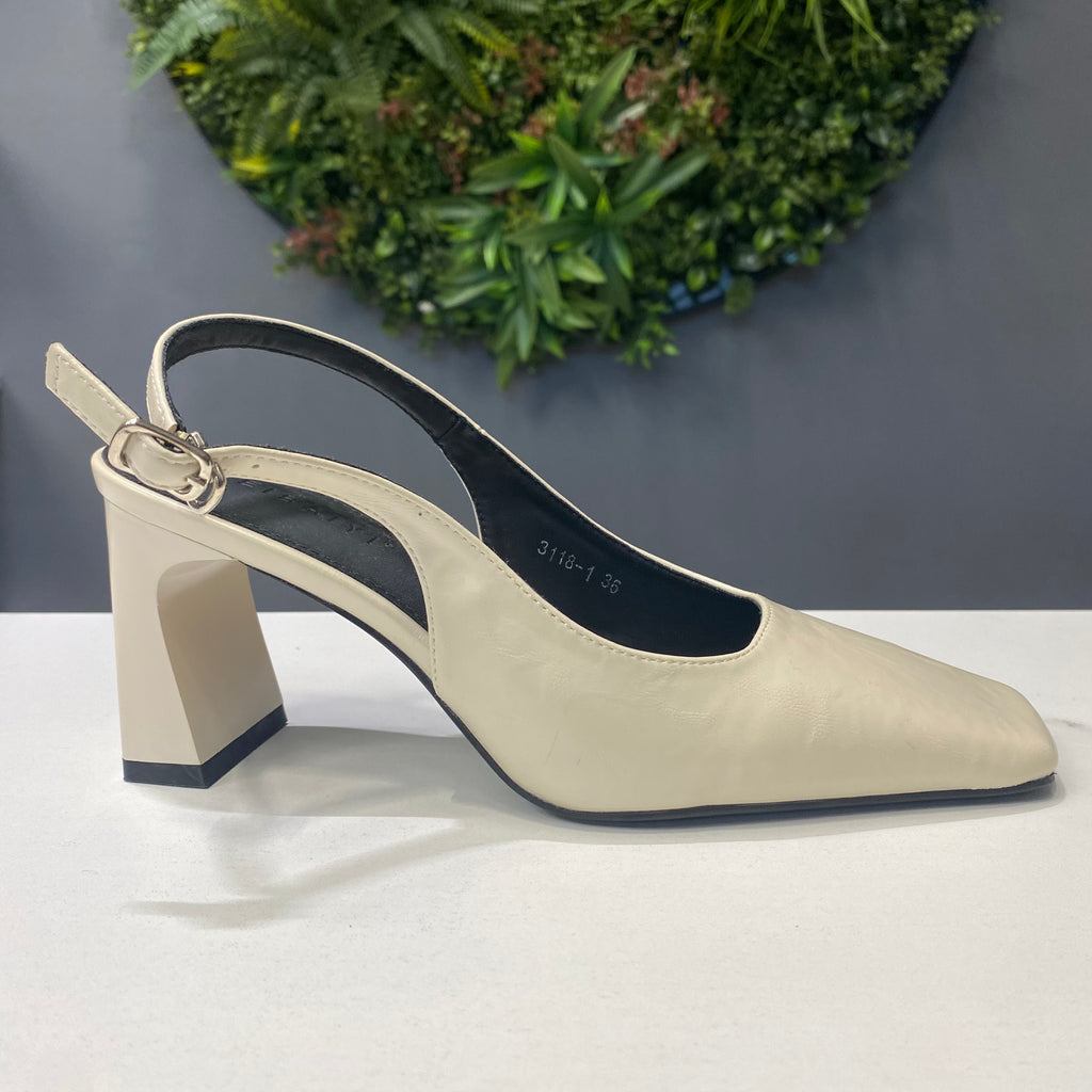 ZAZA Alice – Classic Slingback Block Heels