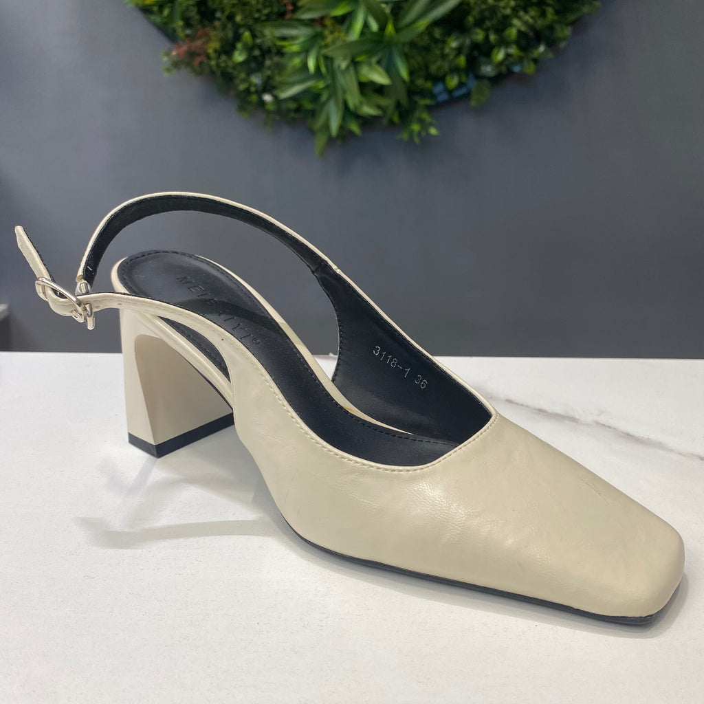 ZAZA Alice – Classic Slingback Block Heels