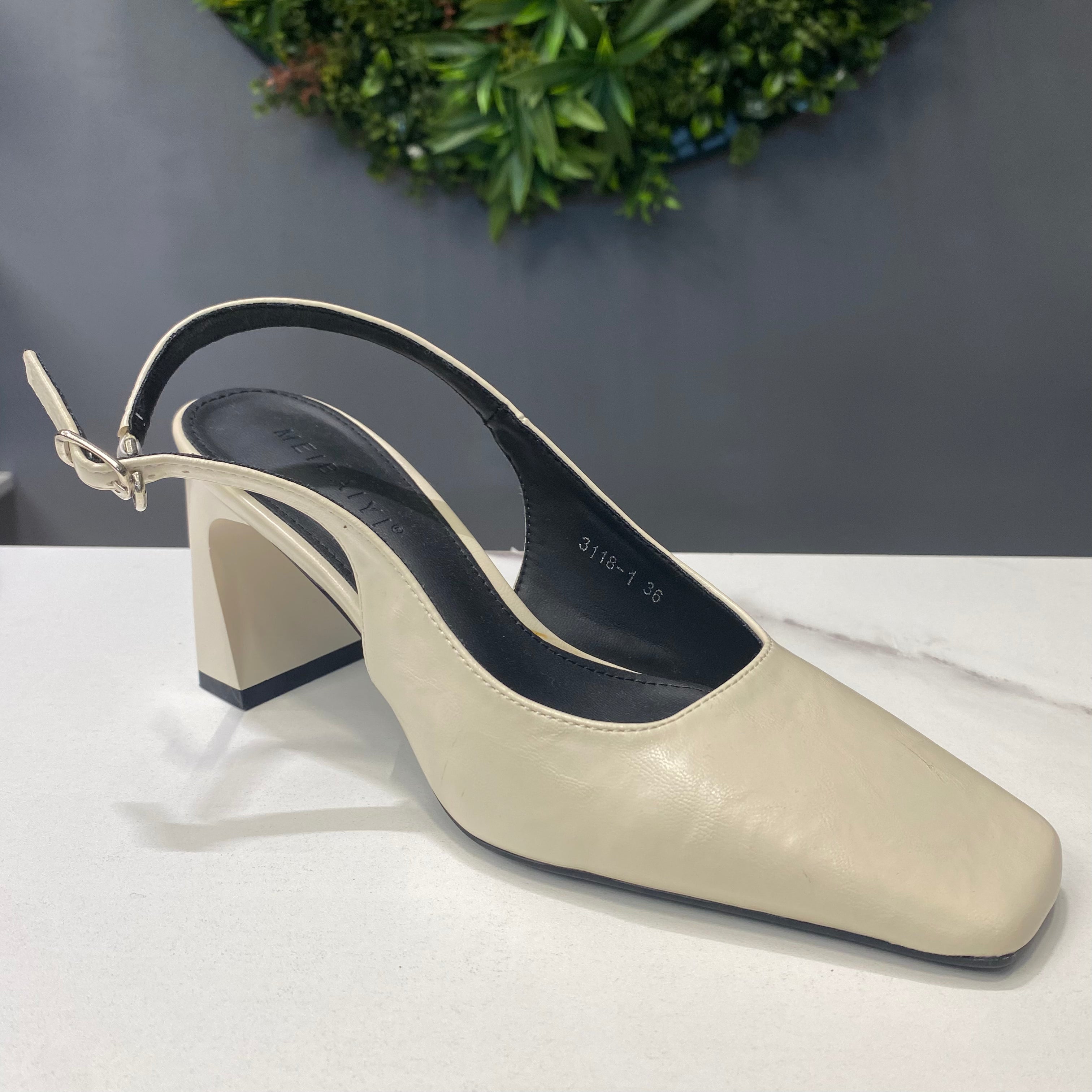 ZAZA Alice – Classic Slingback Block Heels