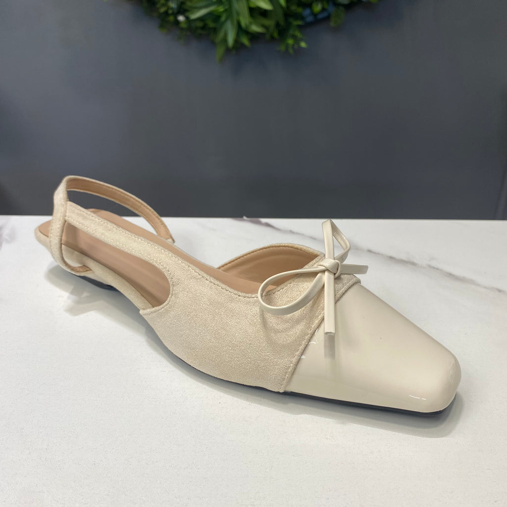 ZAZA Sia – Bow Slingback Ballet Flats