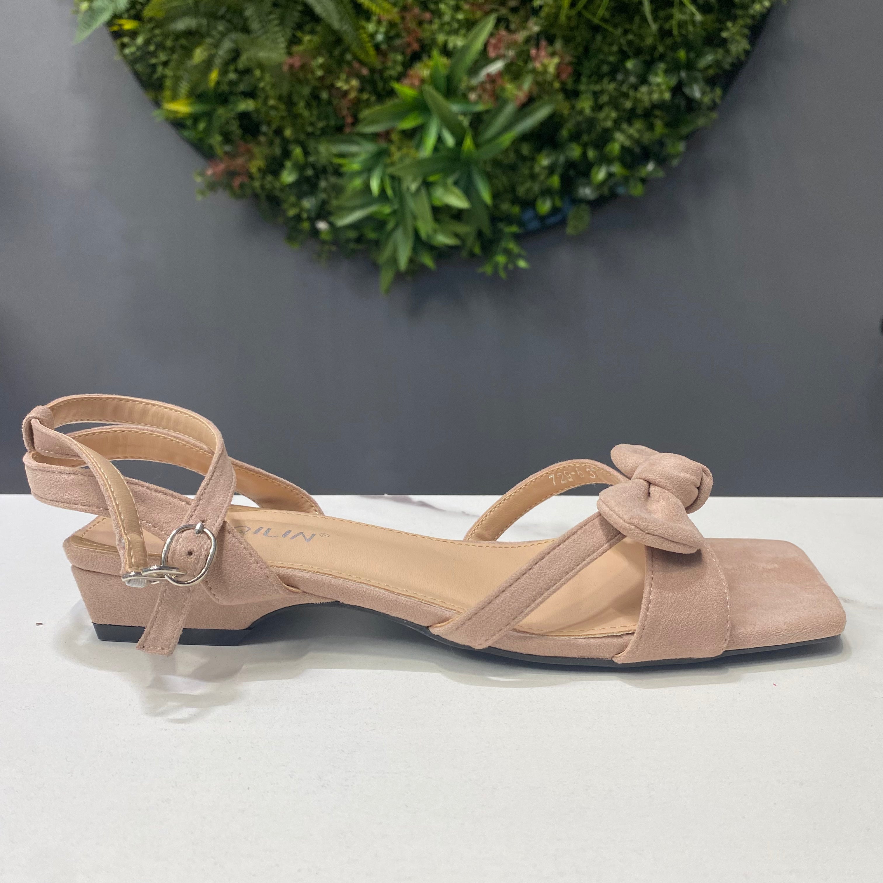 ZAZA Ruby – Bow Detail Flat Sandals