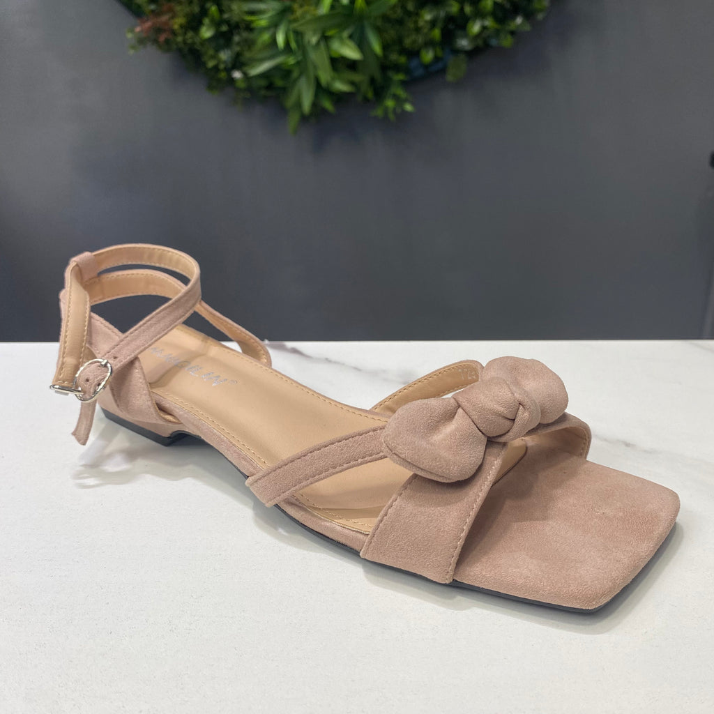 ZAZA Ruby – Bow Detail Flat Sandals