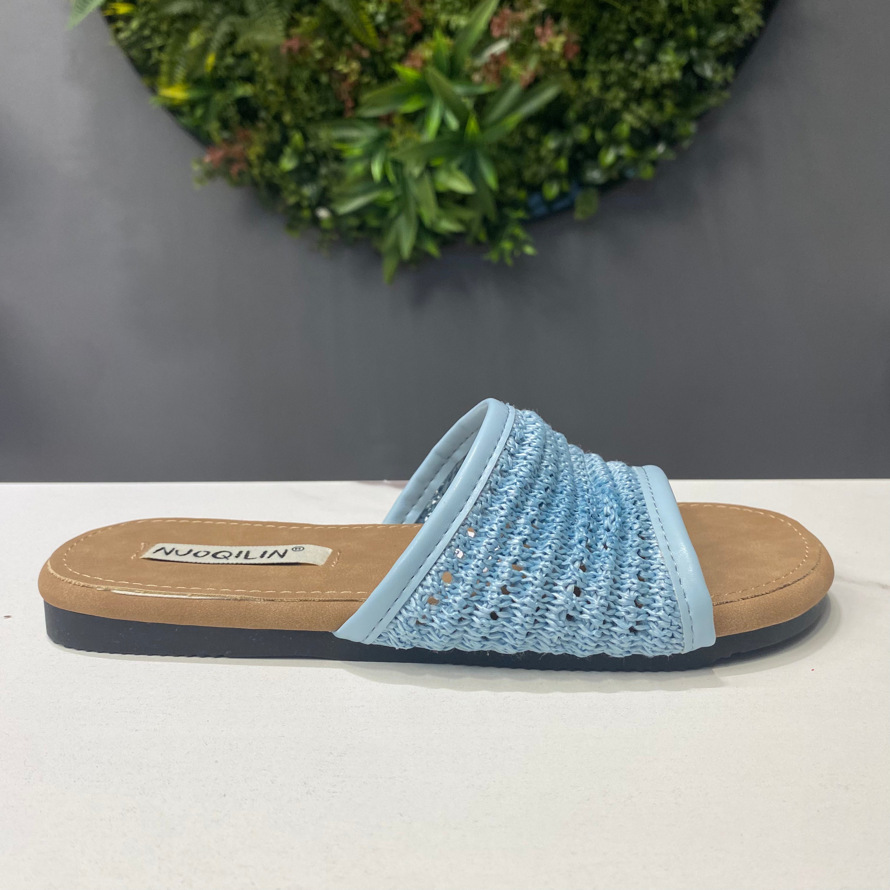 ZAZA Adele – Woven Comfort Slide Sandals