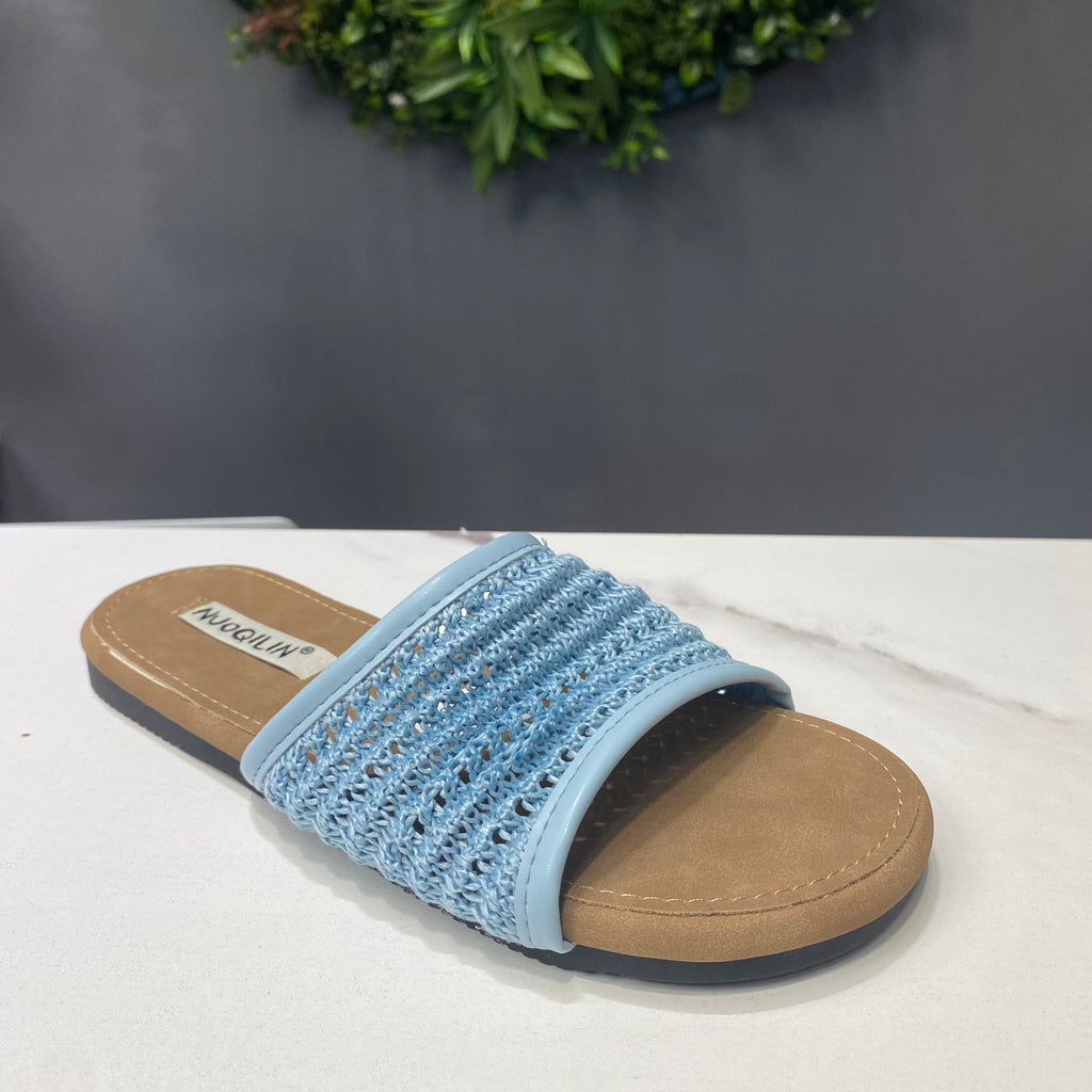 ZAZA Adele – Woven Comfort Slide Sandals