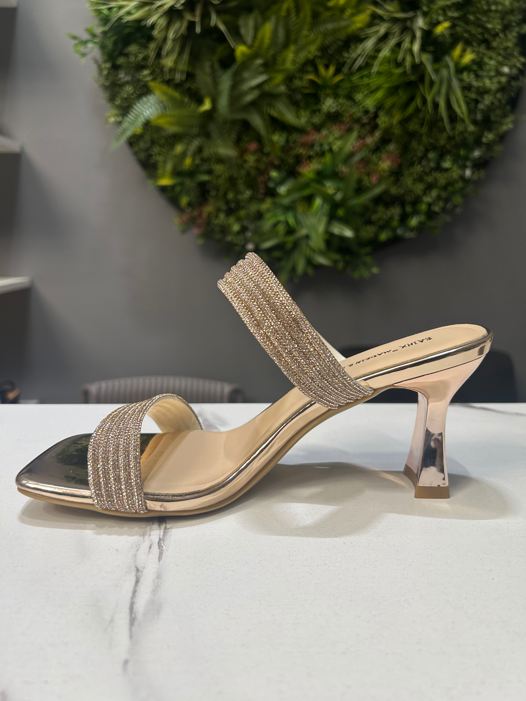ZAZA Celeste Crystal Mule Heel