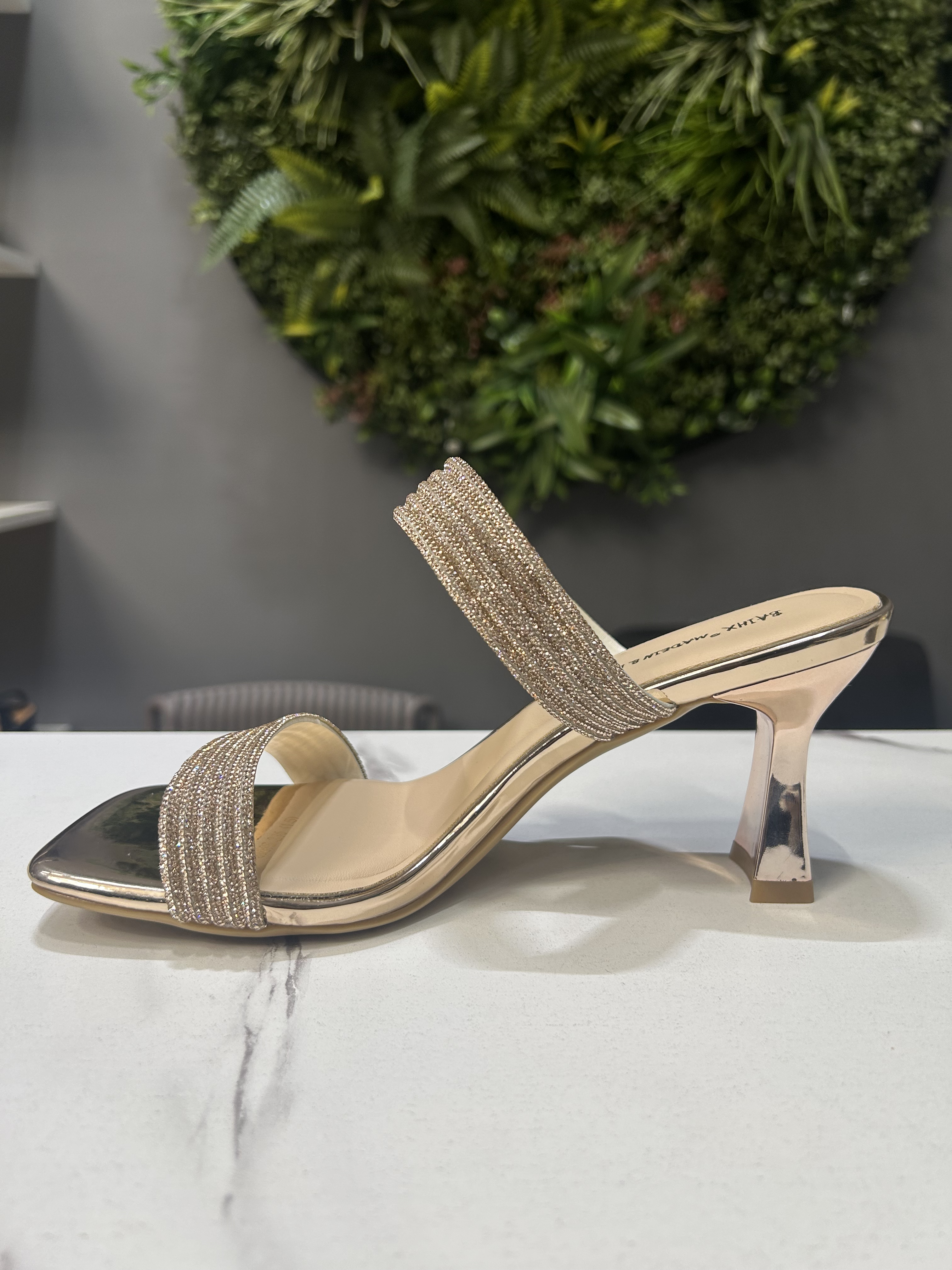 ZAZA Celeste Crystal Mule Heel