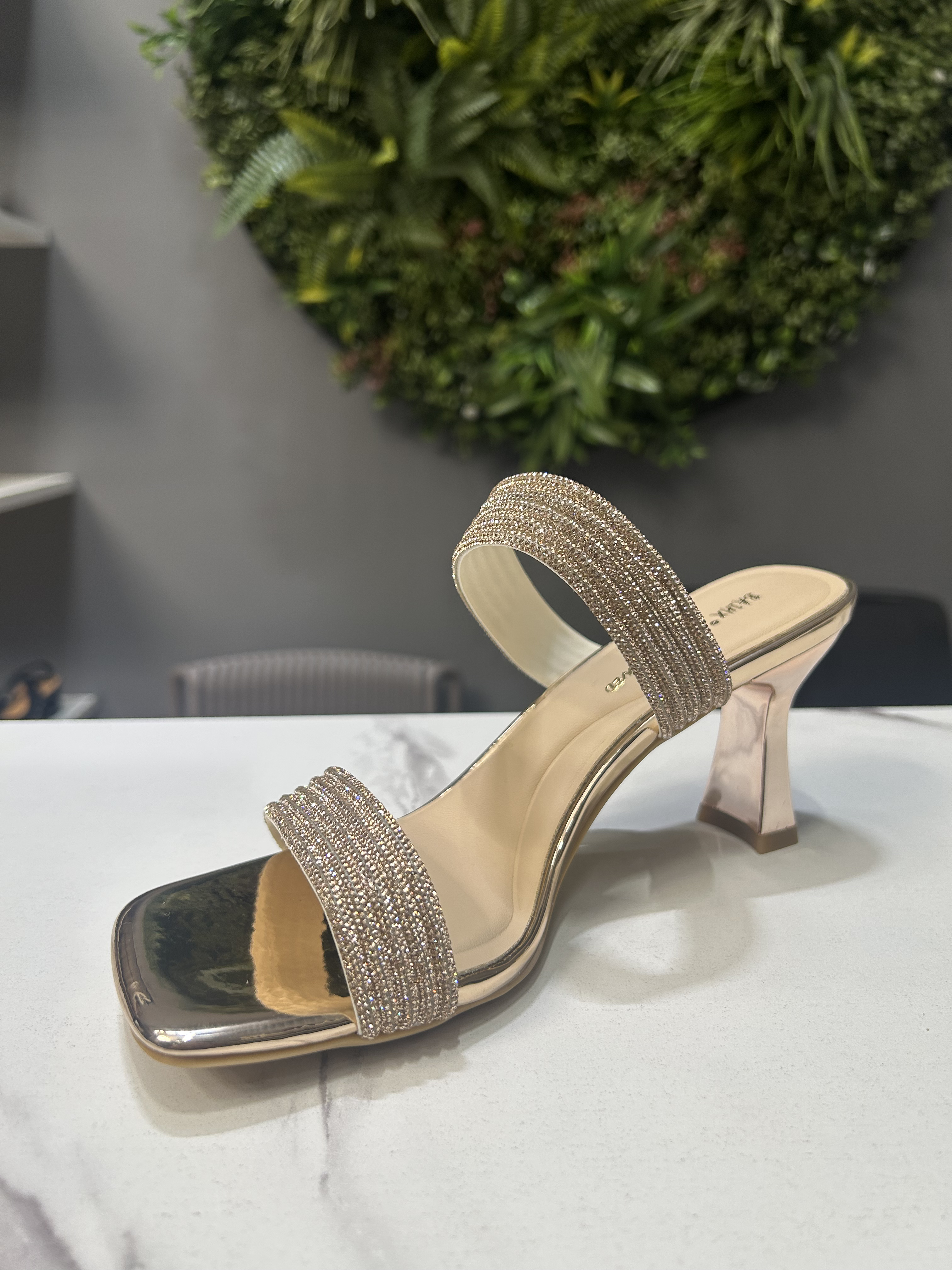 ZAZA Celeste Crystal Mule Heel