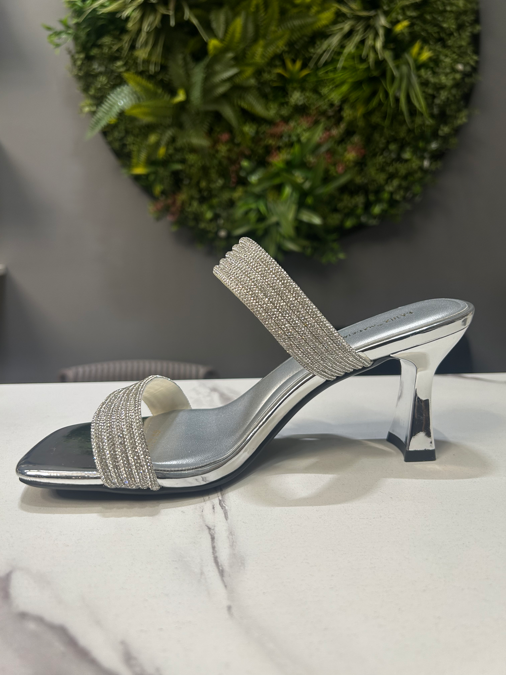ZAZA Celeste Crystal Mule Heel