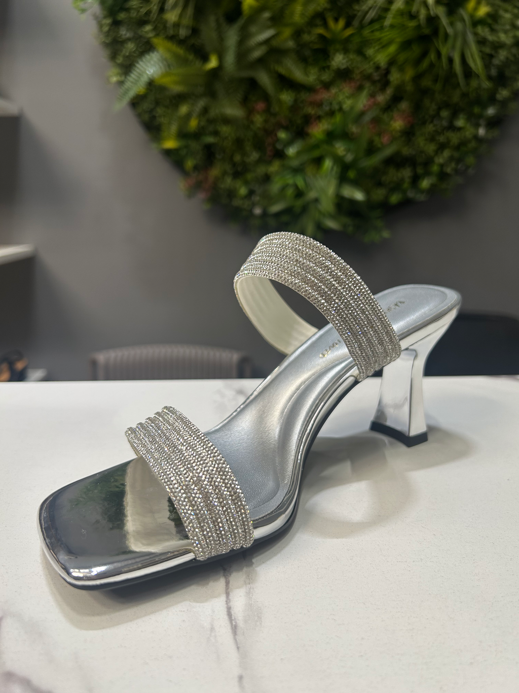 ZAZA Celeste Crystal Mule Heel