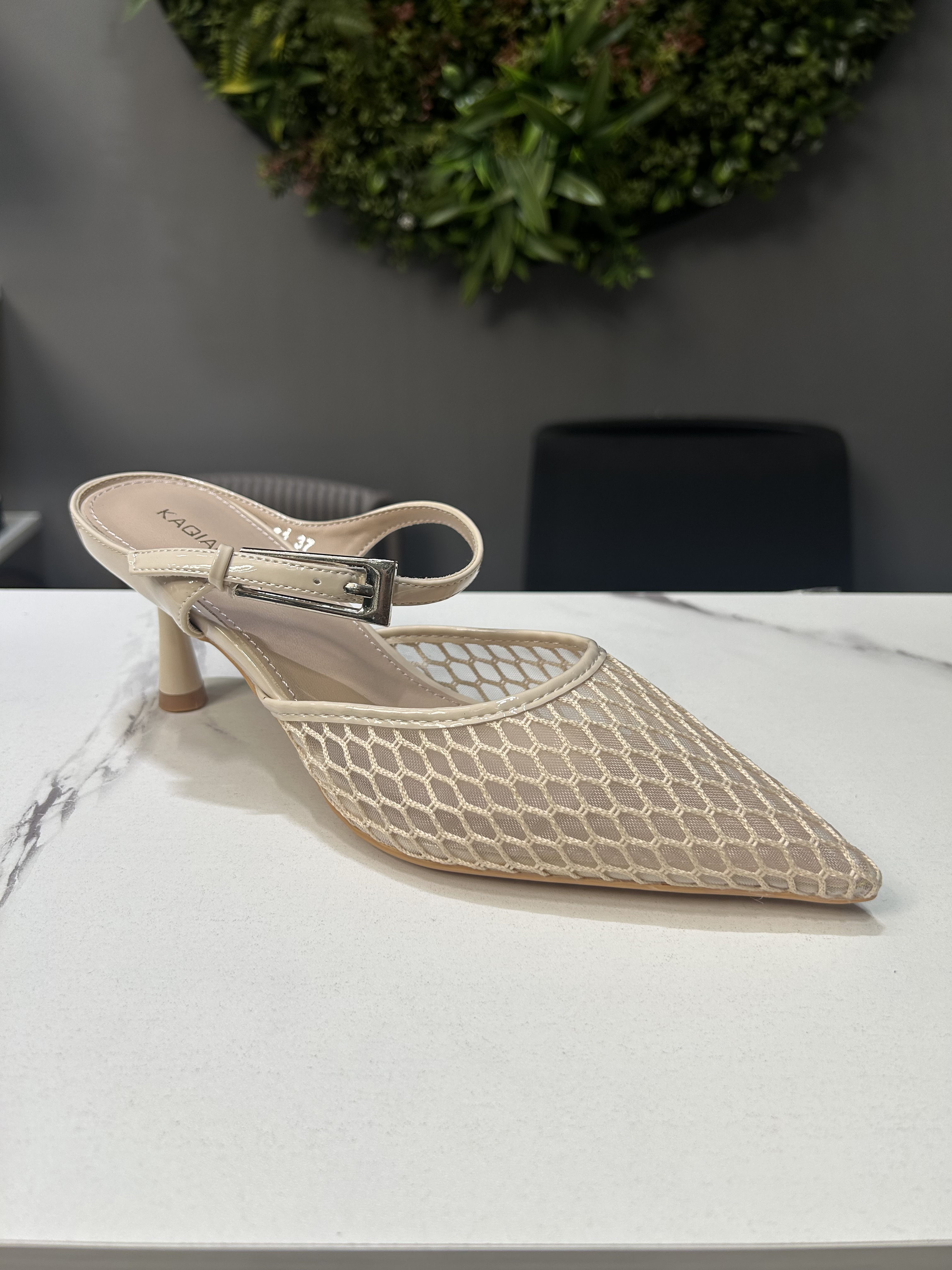 ZAZA Sienna Mesh Heel Sandals