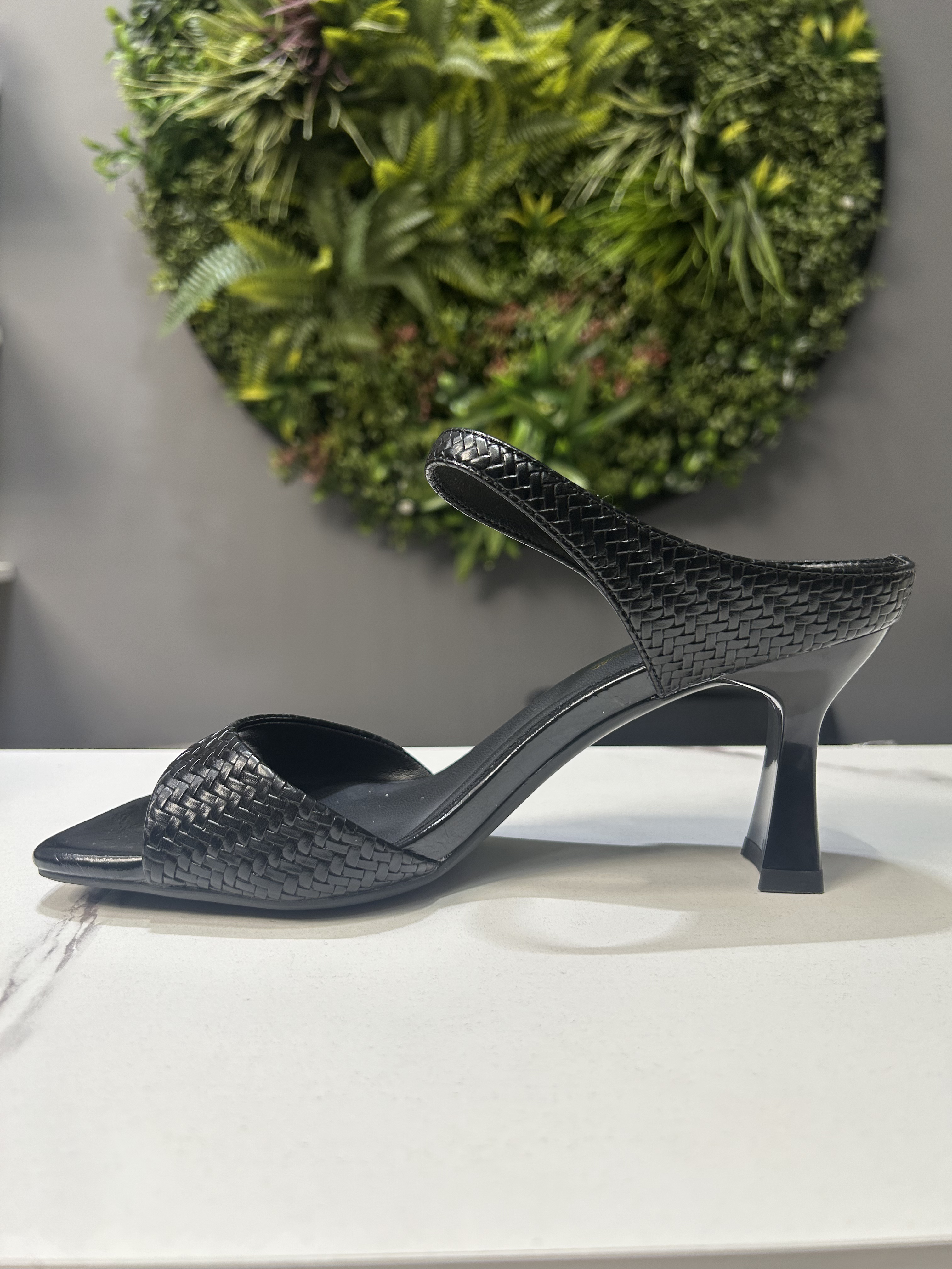 ZAZA Serena Woven Heel Sandals – Women's Elegant Block Heels