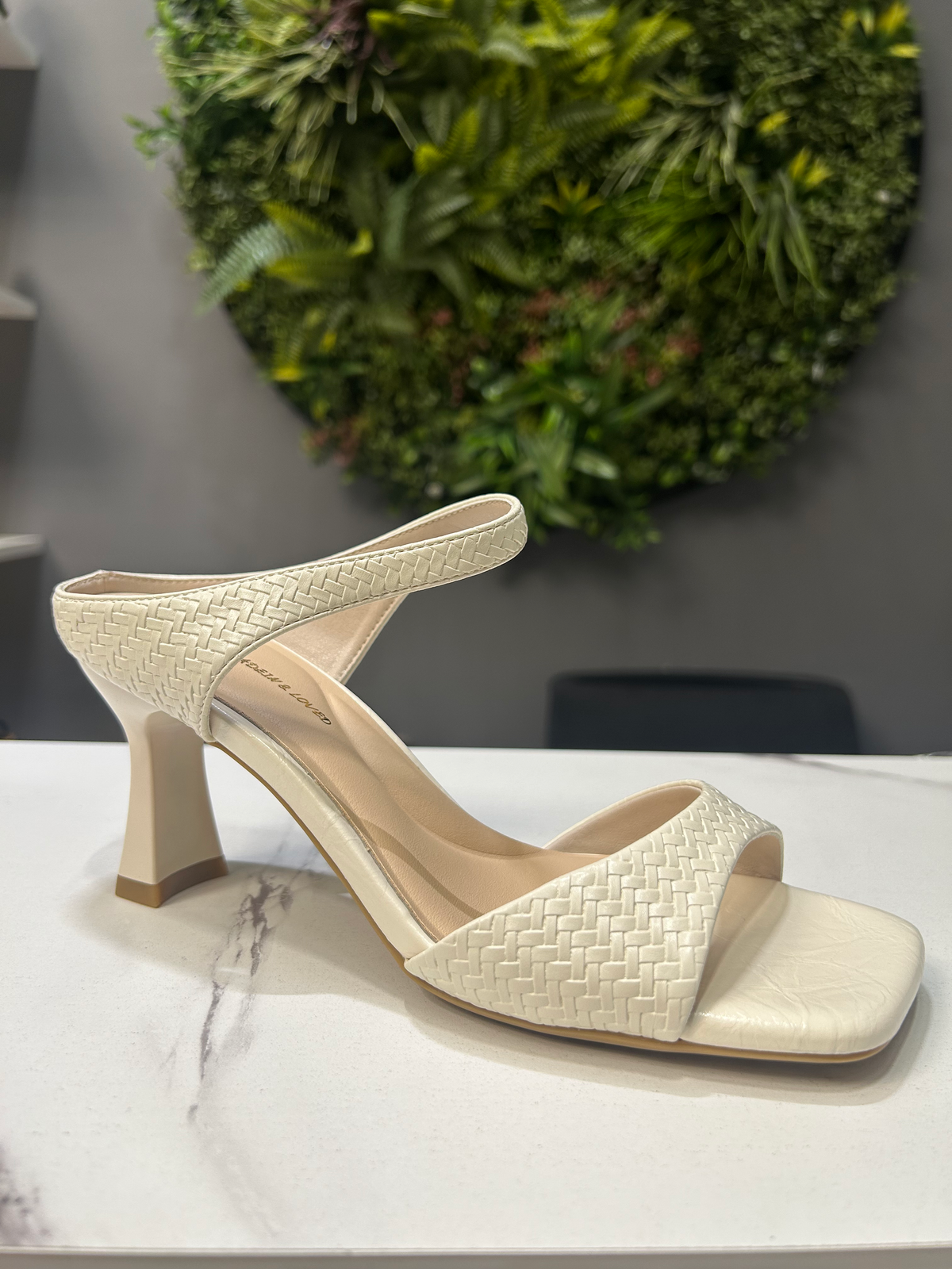 ZAZA Serena Woven Heel Sandals – Women's Elegant Block Heels