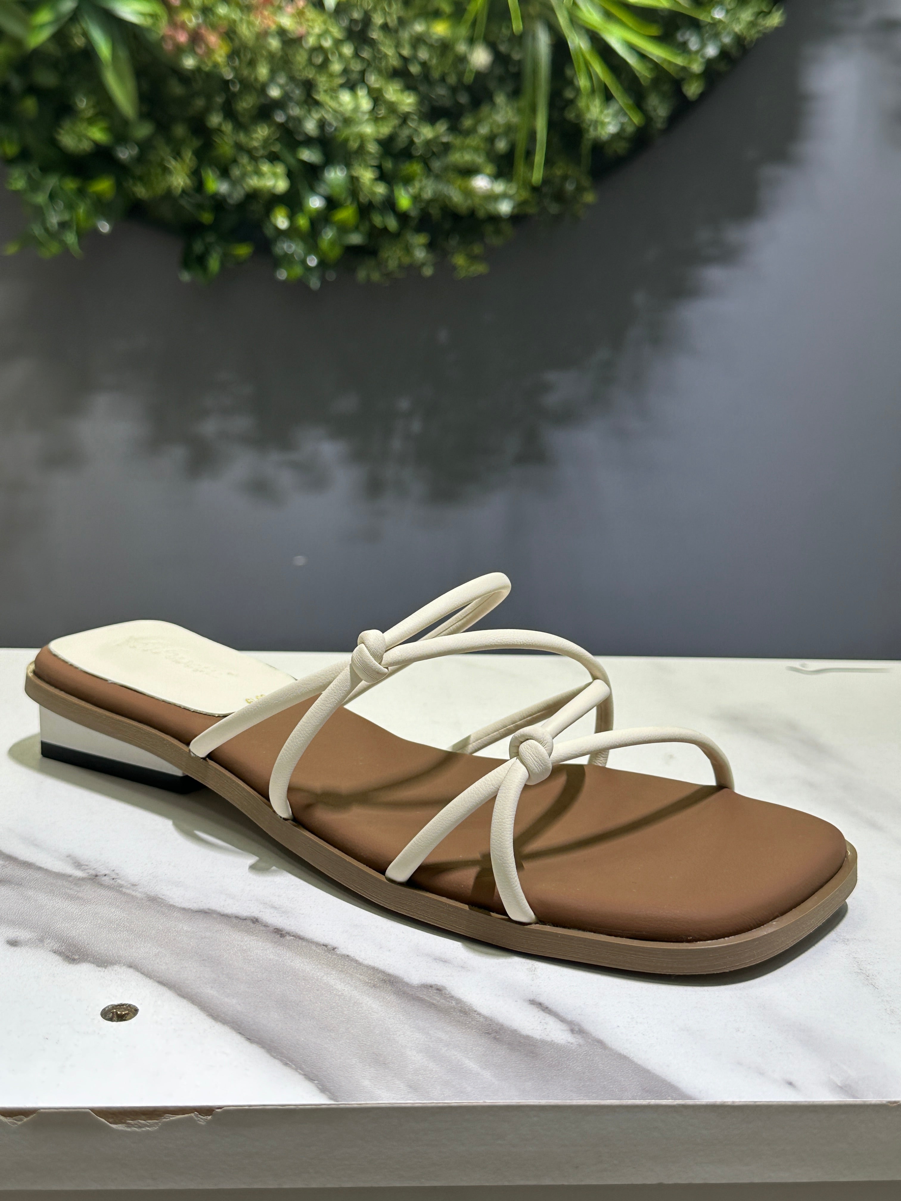 ZAZA Aurora Metallic Flat Sandals