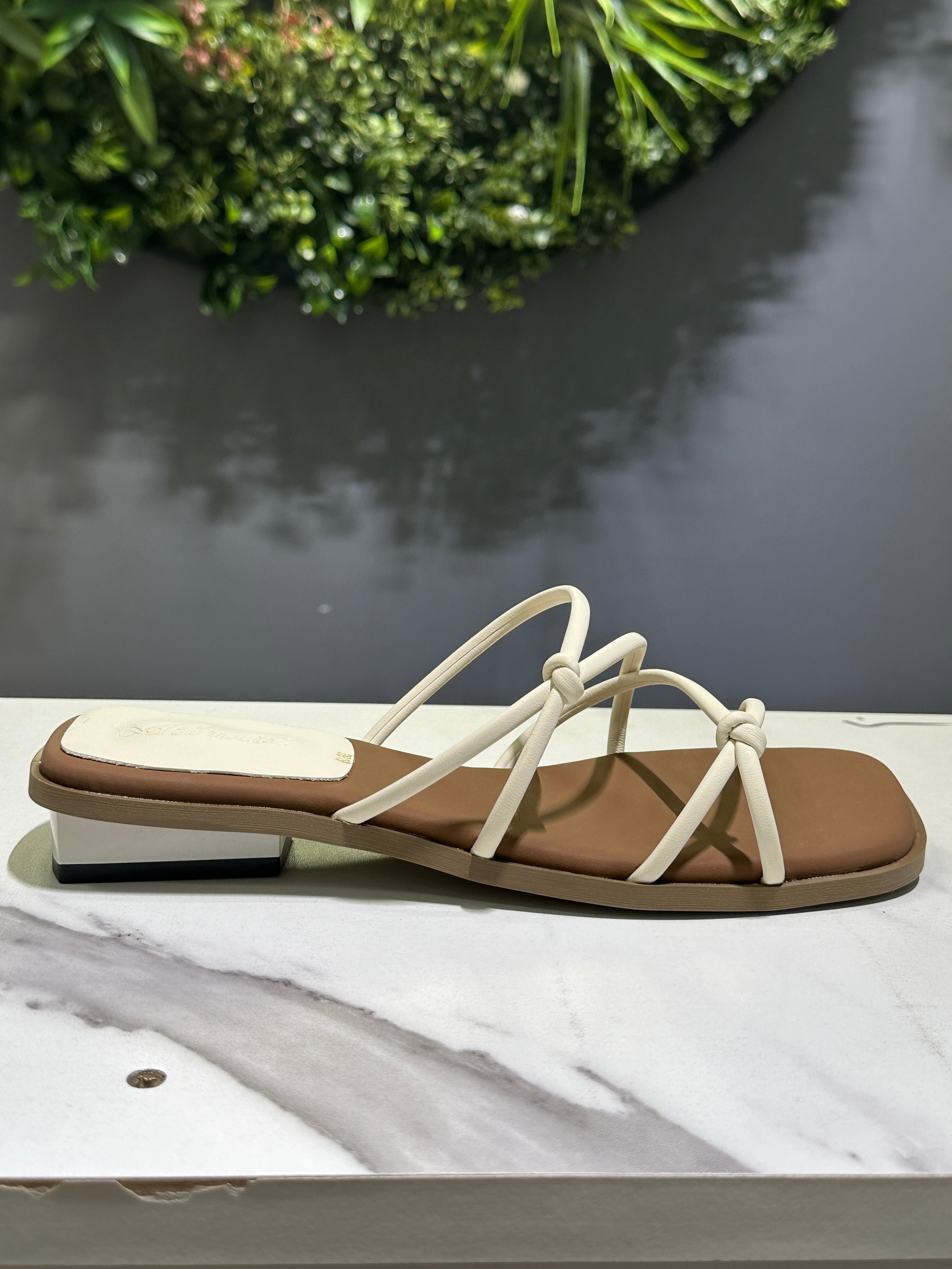 ZAZA Aurora Metallic Flat Sandals