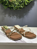ZAZA Aurora Metallic Flat Sandals