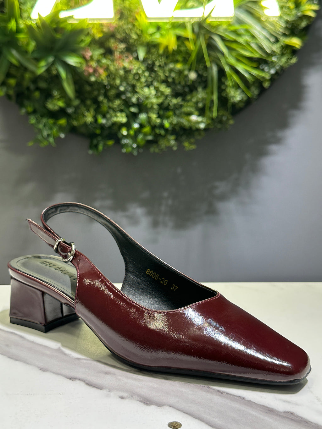 ZAZA Chloe – Classic Slingback Block Heels
